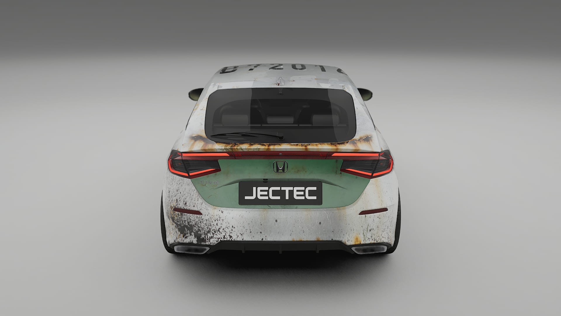 Honda Civic hatchback COBRA 11 – Ontworpen Wrap PPF Kit van Printbaar Polyurethaanfolie