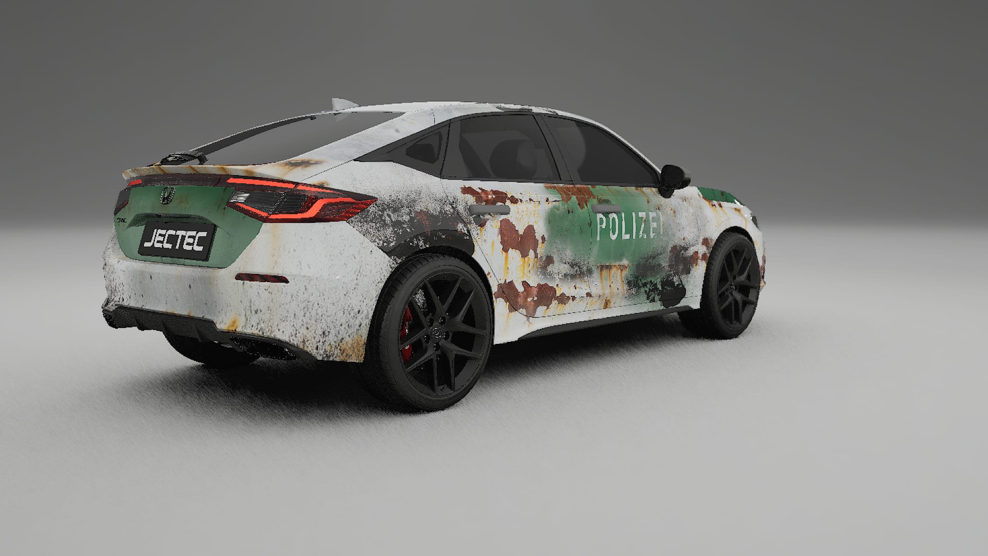 Honda Civic hatchback COBRA 11 – Ontworpen Wrap PPF Kit van Printbaar Polyurethaanfolie