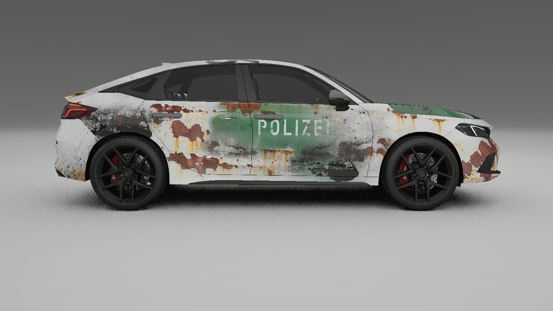 Honda Civic hatchback COBRA 11 – Ontworpen Wrap PPF Kit van Printbaar Polyurethaanfolie