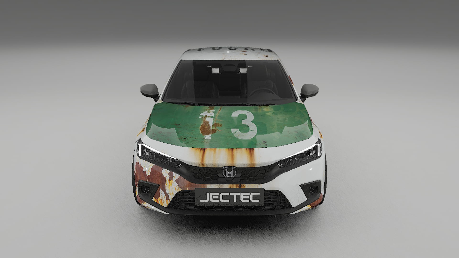 Honda Civic hatchback COBRA 11 – Ontworpen Wrap PPF Kit van Printbaar Polyurethaanfolie