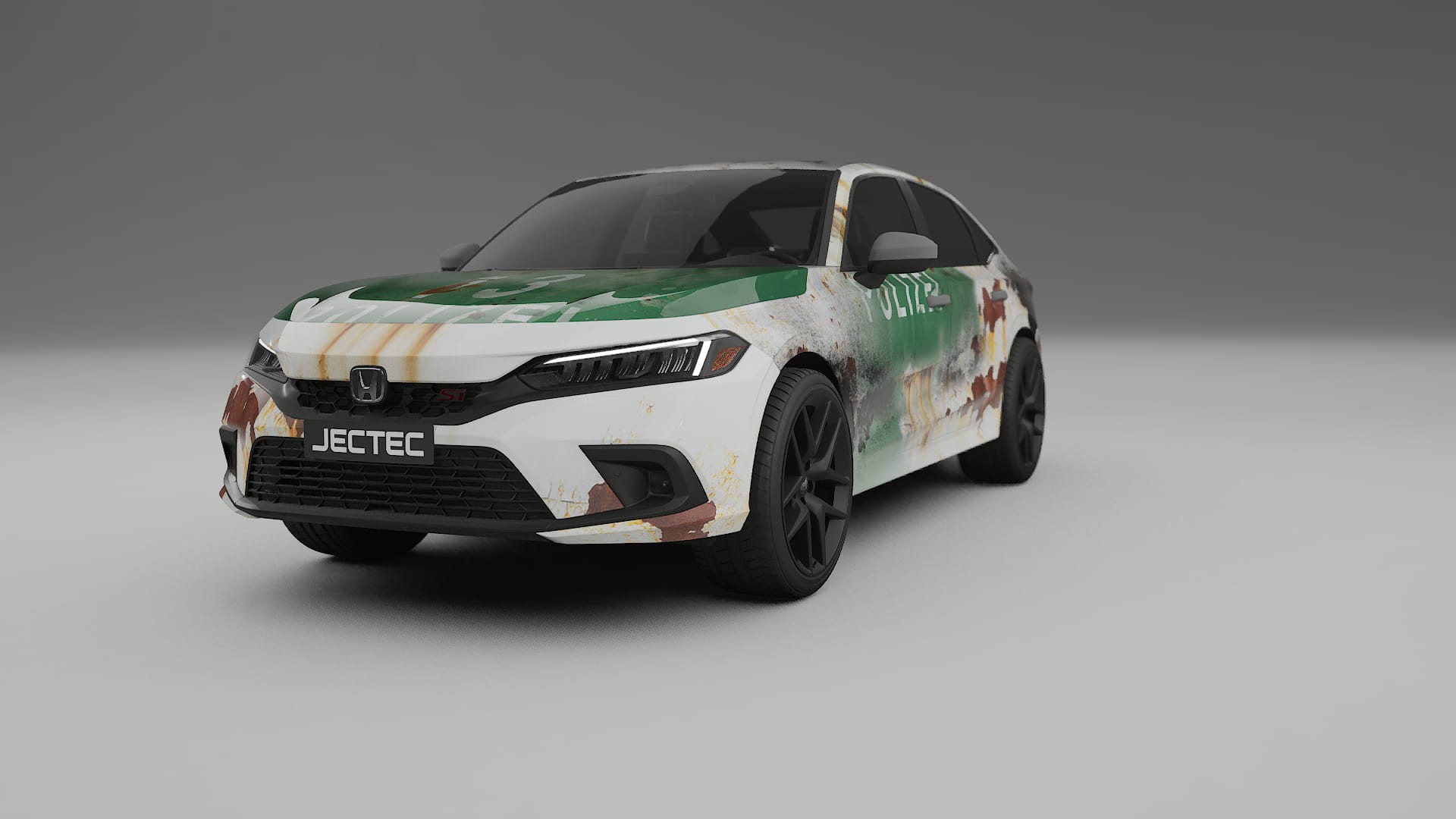 Honda Civic Si COBRA 11 – Ontworpen Wrap PPF Kit van Printbaar Polyurethaanfolie