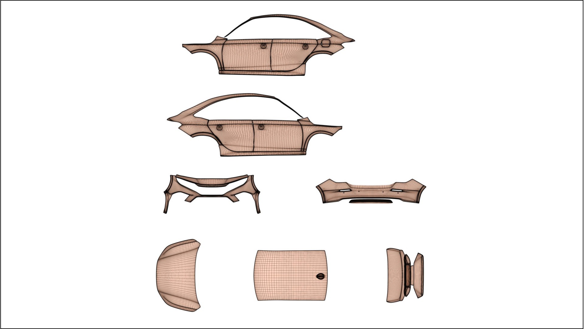 Honda Civic Si COBRA 11 – Ontworpen Wrap PPF Kit van Printbaar Polyurethaanfolie