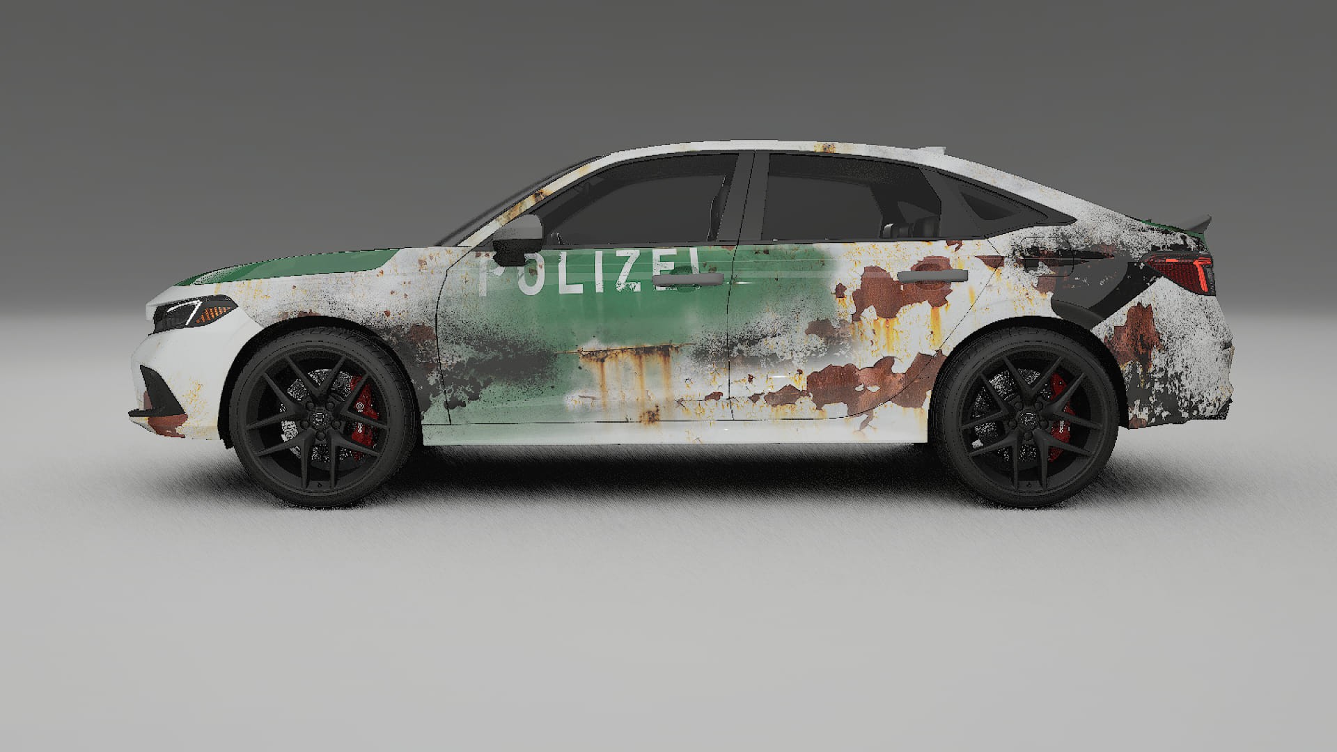 Honda Civic Si COBRA 11 – Ontworpen Wrap PPF Kit van Printbaar Polyurethaanfolie