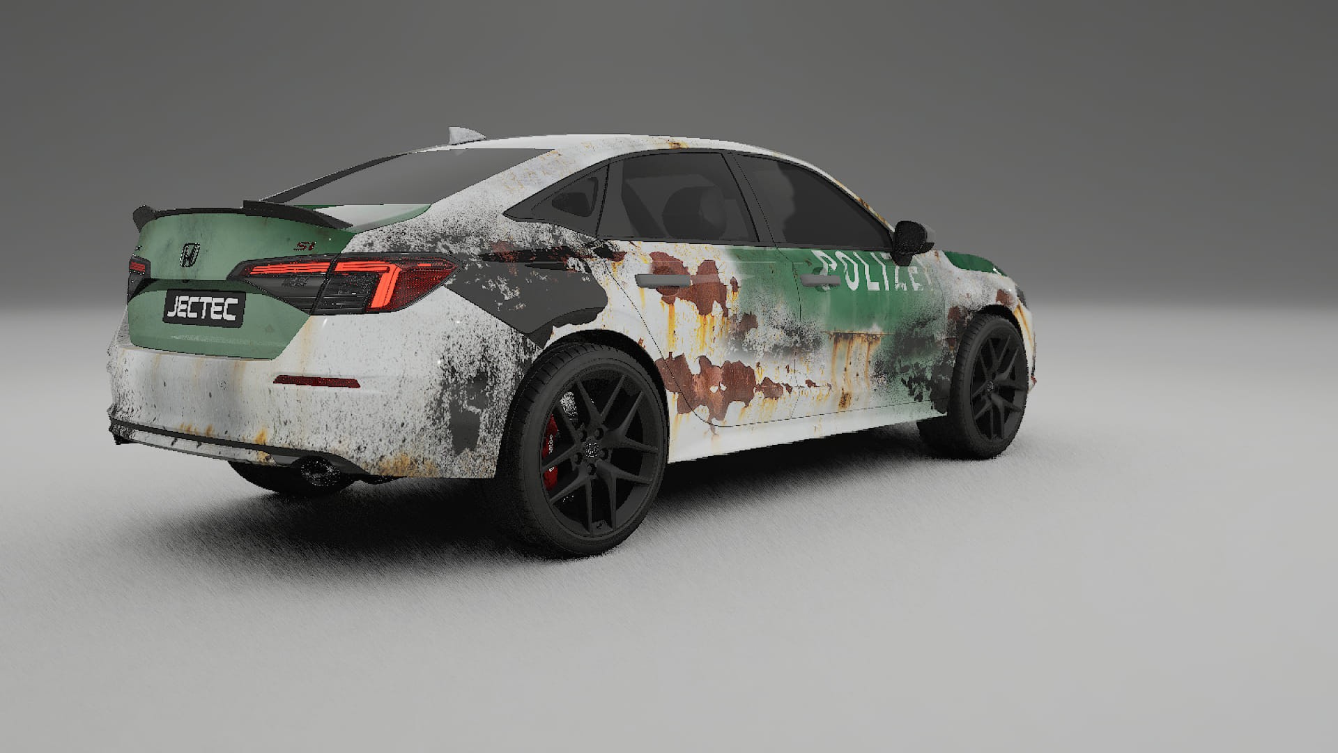 Honda Civic Si COBRA 11 – Ontworpen Wrap PPF Kit van Printbaar Polyurethaanfolie