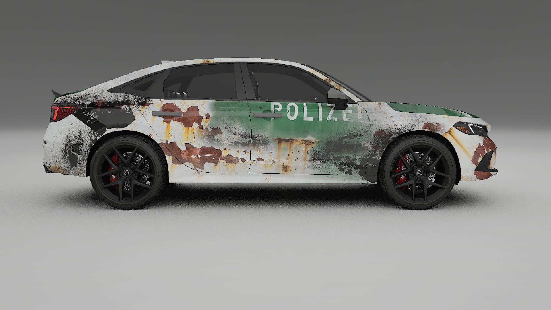 Honda Civic Si COBRA 11 – Ontworpen Wrap PPF Kit van Printbaar Polyurethaanfolie