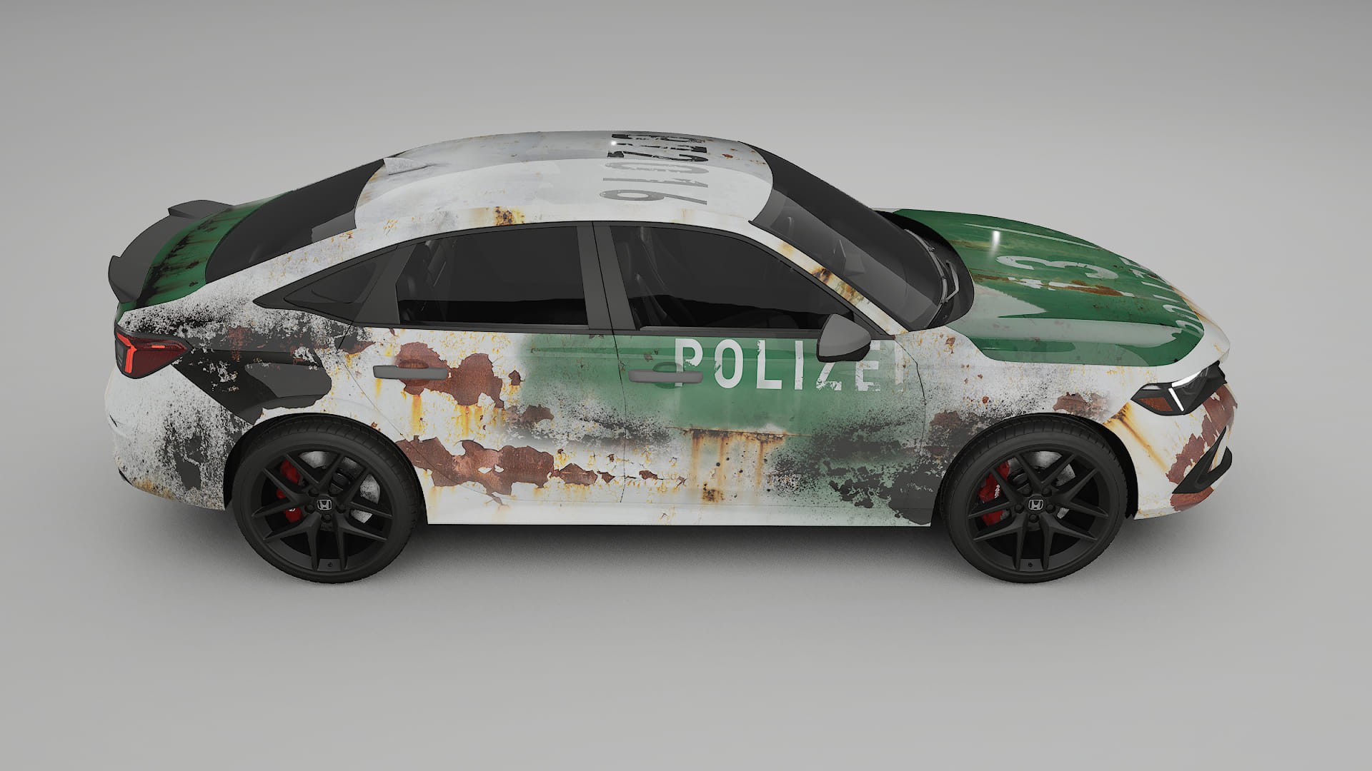 Honda Civic Si COBRA 11 – Ontworpen Wrap PPF Kit van Printbaar Polyurethaanfolie