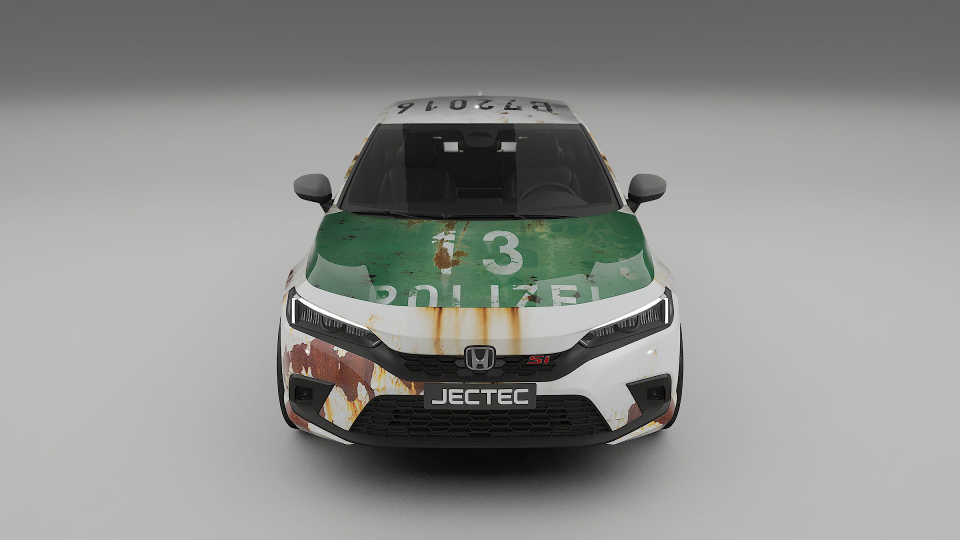 Honda Civic Si COBRA 11 – Ontworpen Wrap PPF Kit van Printbaar Polyurethaanfolie