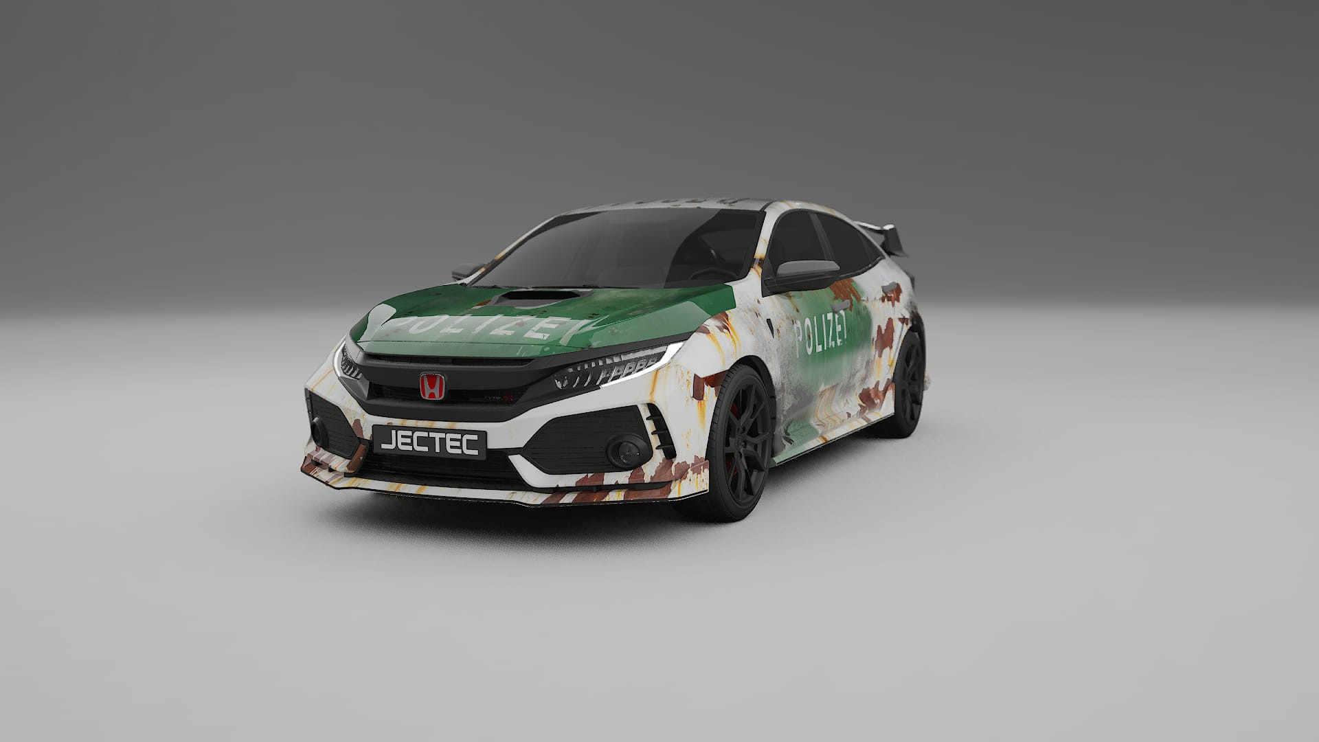 Honda Civic Type-R COBRA 11 – Ontworpen Wrap PPF Kit van Printbaar Polyurethaanfolie