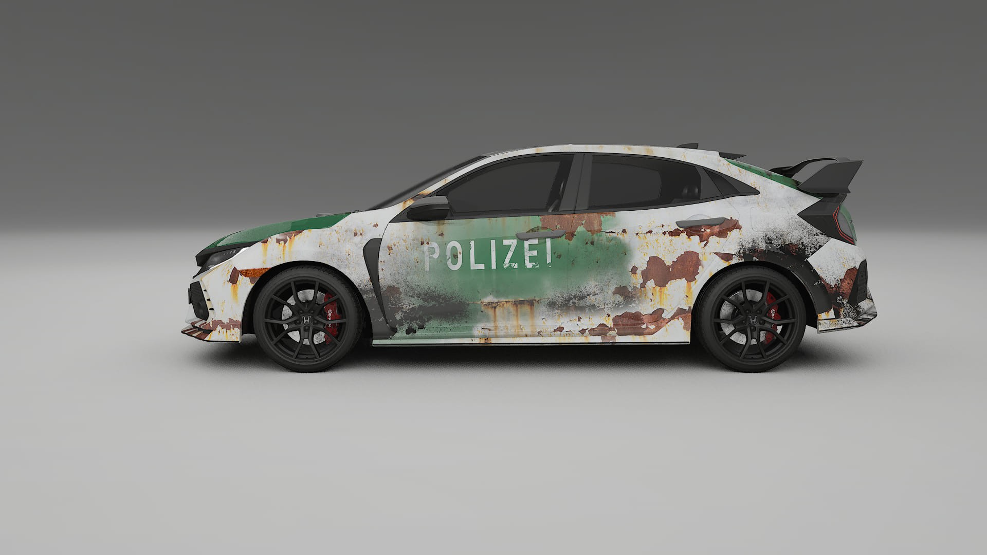 Honda Civic Type-R COBRA 11 – Ontworpen Wrap PPF Kit van Printbaar Polyurethaanfolie
