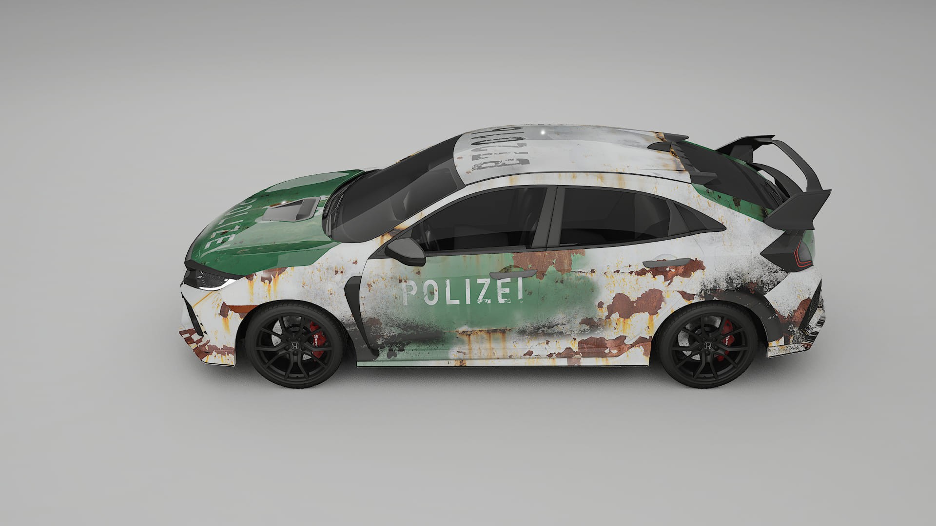 Honda Civic Type-R COBRA 11 – Ontworpen Wrap PPF Kit van Printbaar Polyurethaanfolie