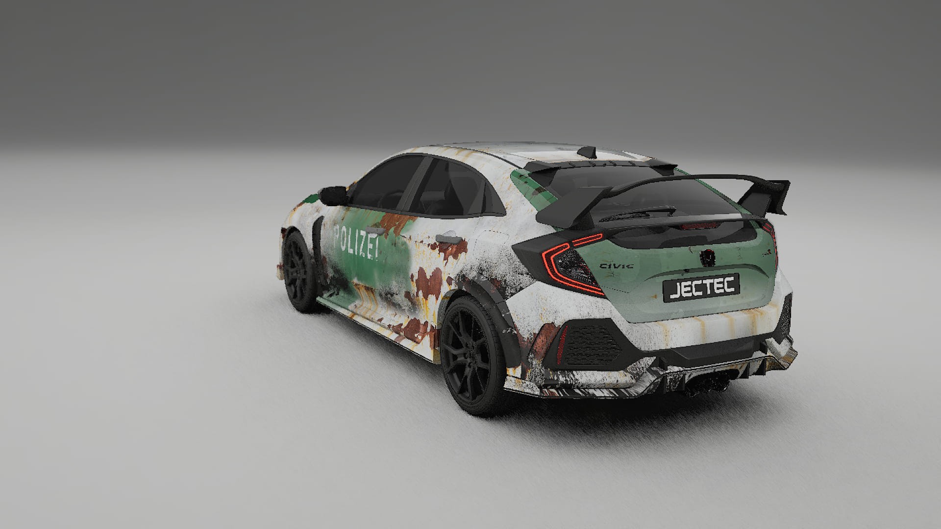 Honda Civic Type-R COBRA 11 – Ontworpen Wrap PPF Kit van Printbaar Polyurethaanfolie