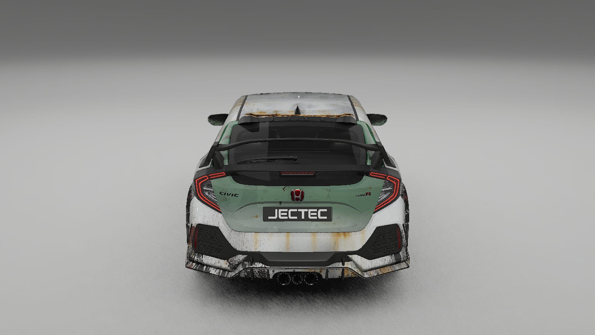 Honda Civic Type-R COBRA 11 – Ontworpen Wrap PPF Kit van Printbaar Polyurethaanfolie