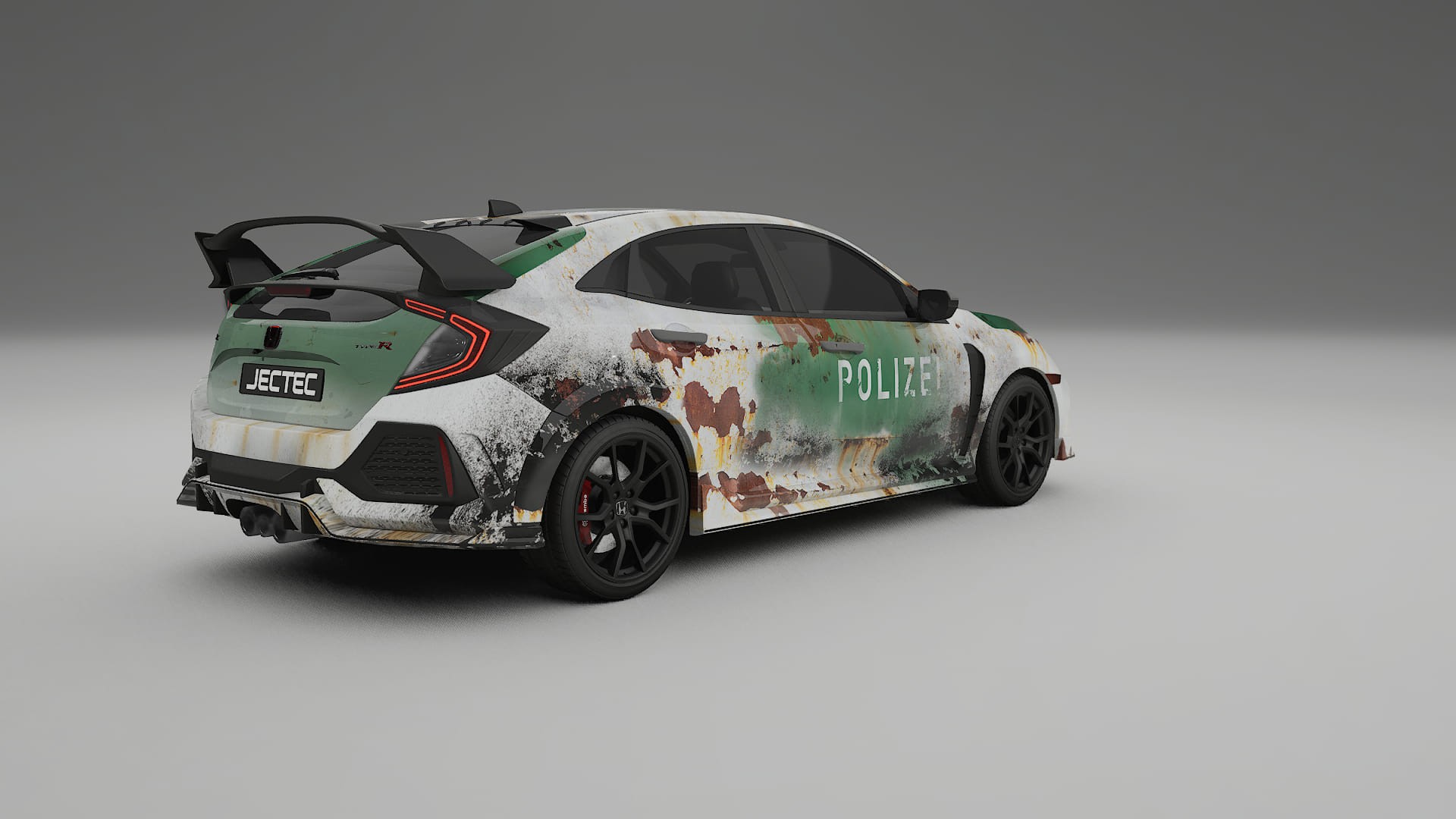 Honda Civic Type-R COBRA 11 – Ontworpen Wrap PPF Kit van Printbaar Polyurethaanfolie