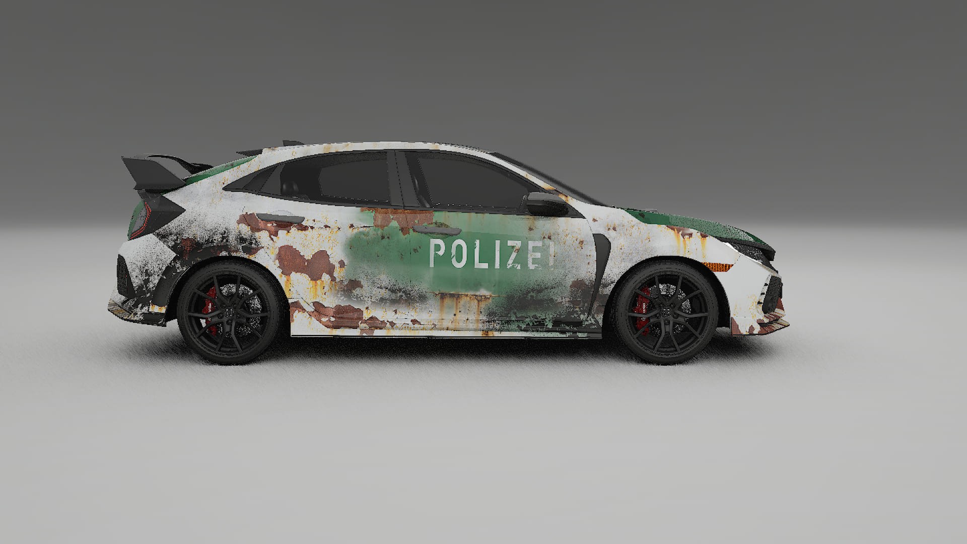 Honda Civic Type-R COBRA 11 – Ontworpen Wrap PPF Kit van Printbaar Polyurethaanfolie