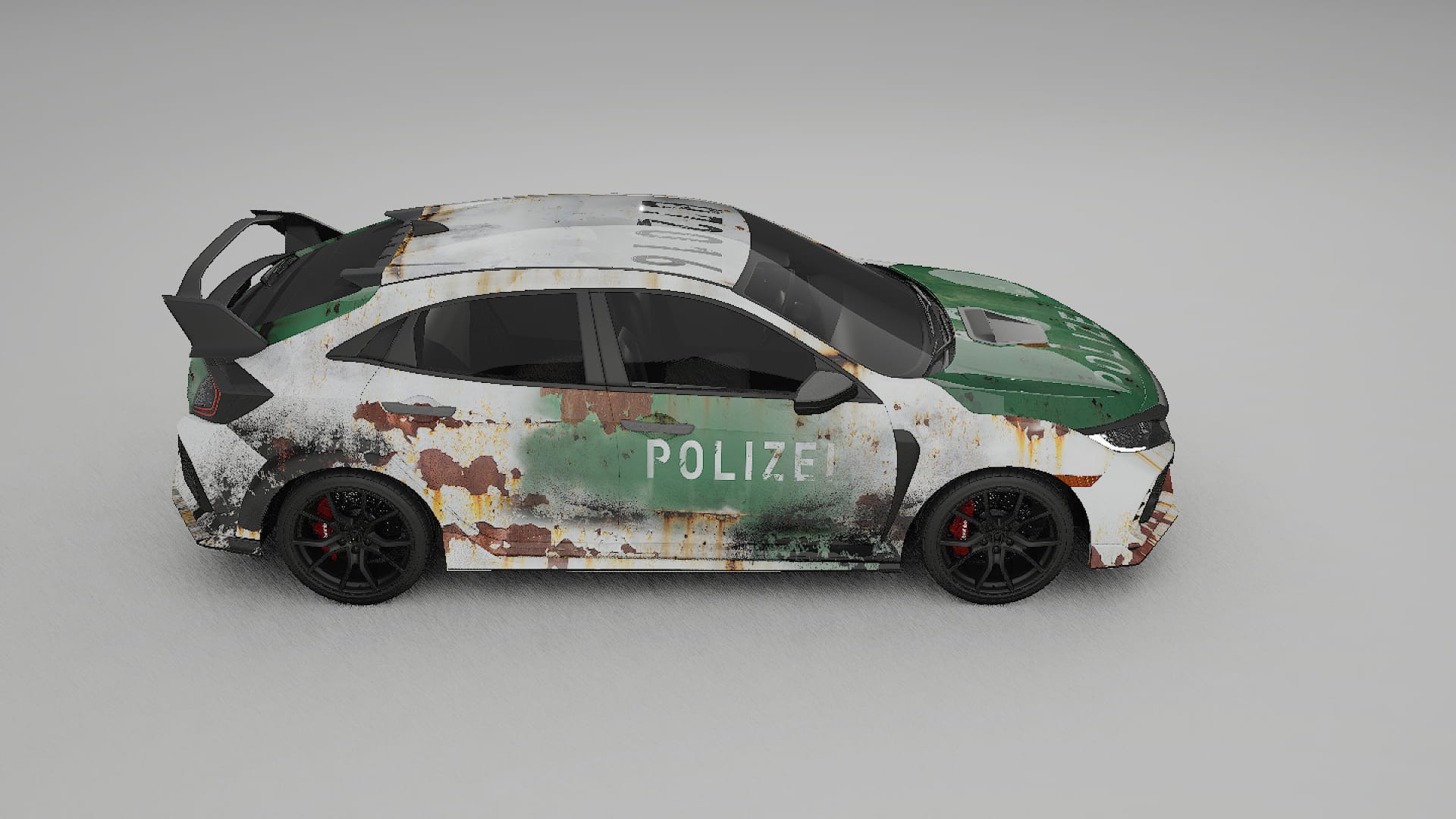 Honda Civic Type-R COBRA 11 – Ontworpen Wrap PPF Kit van Printbaar Polyurethaanfolie