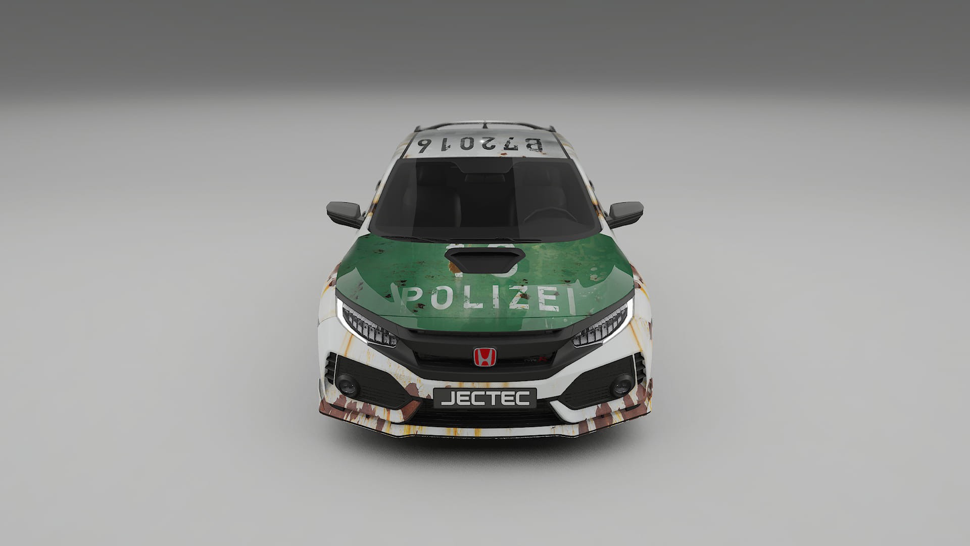 Honda Civic Type-R COBRA 11 – Ontworpen Wrap PPF Kit van Printbaar Polyurethaanfolie
