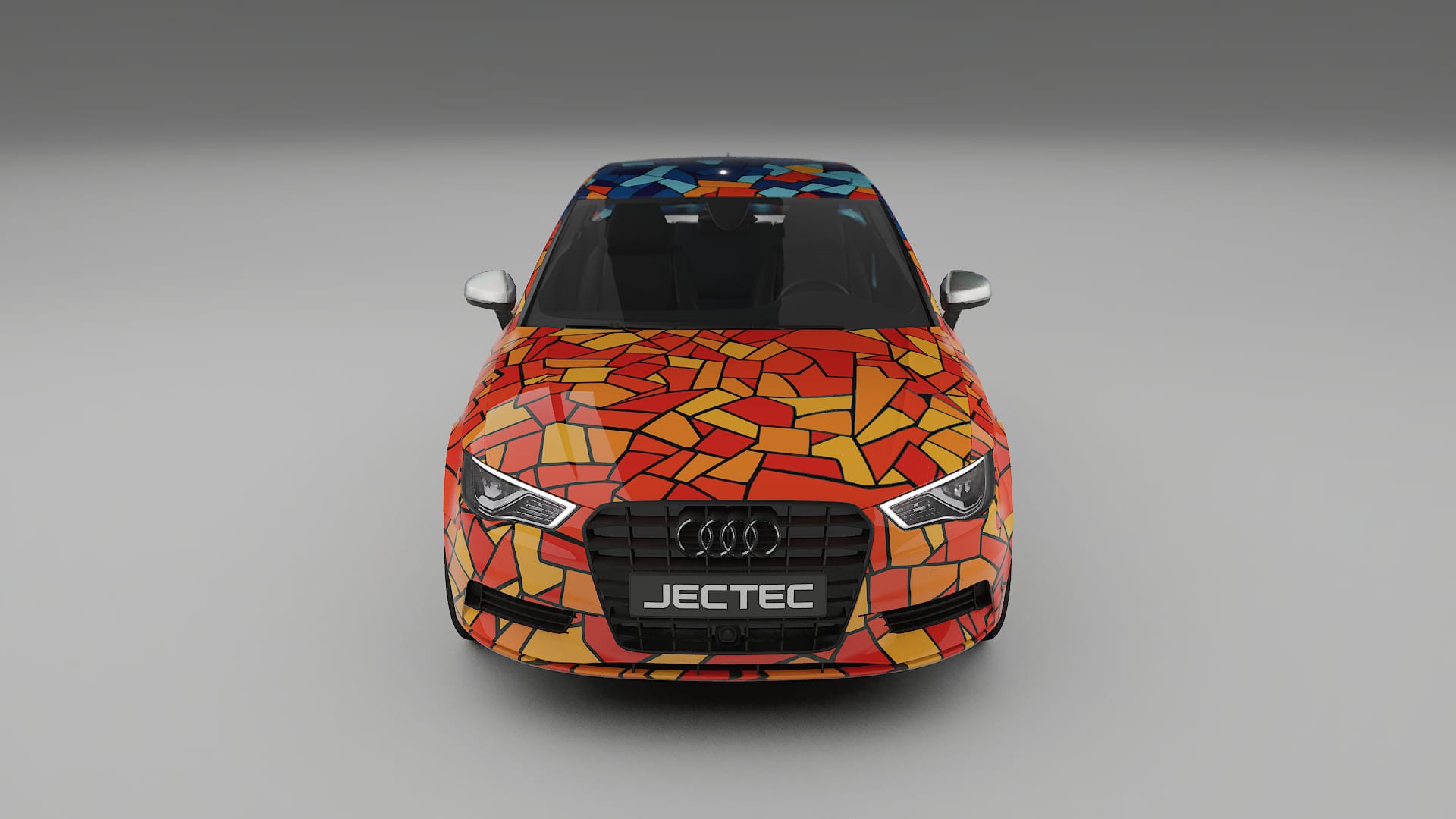 Audi A3 8V sedan prefacelift pre-LCI BARCELONA – Ontworpen Wrap PPF Kit van Printbaar Polyurethaanfolie