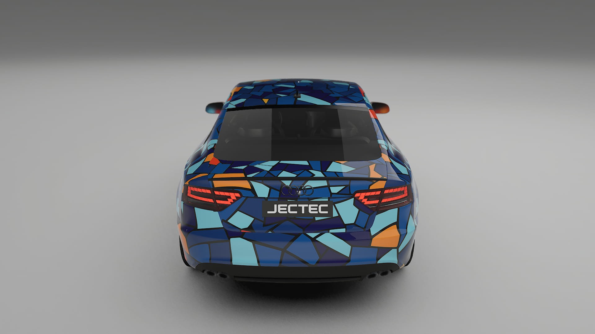 Audi A5 8T Sportback prefacelift pre-LCI BARCELONA – Ontworpen Wrap PPF Kit van Printbaar Polyurethaanfolie