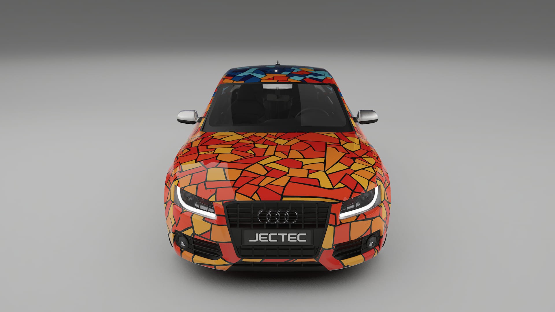 Audi A5 8T Sportback prefacelift pre-LCI BARCELONA – Ontworpen Wrap PPF Kit van Printbaar Polyurethaanfolie