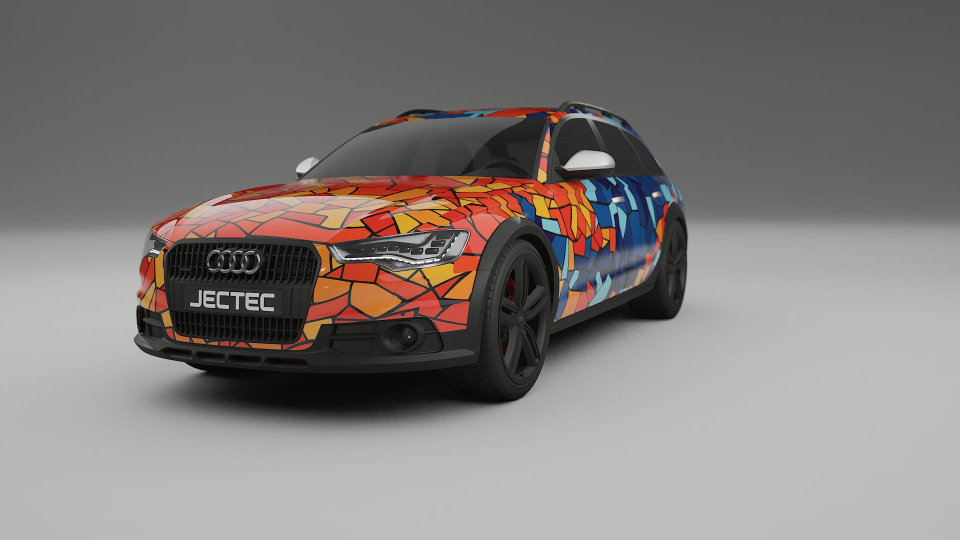 Audi A6 Allroad C7 prefacelift pre-LCI BARCELONA – Ontworpen Wrap PPF Kit van Printbaar Polyurethaanfolie