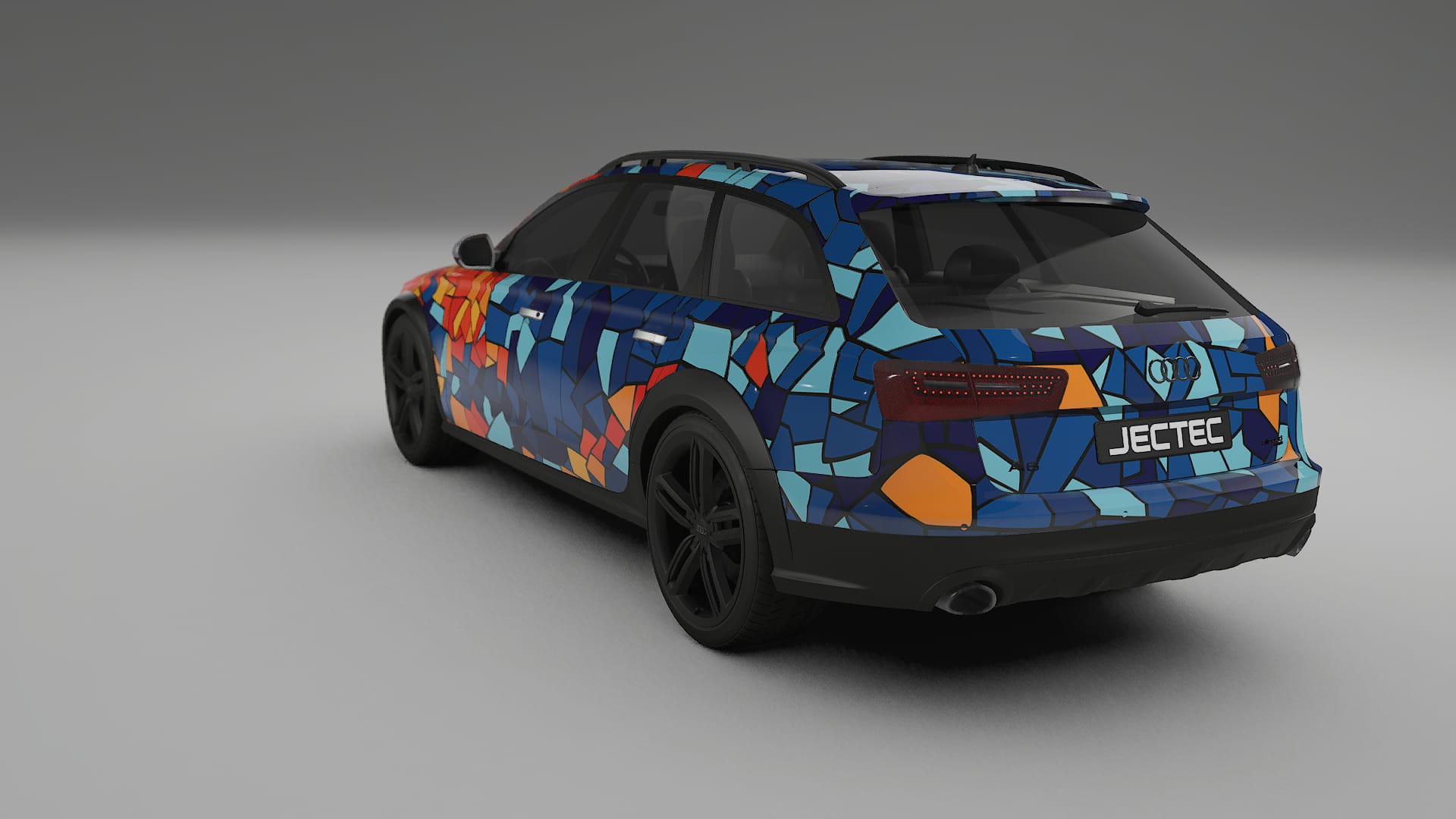 Audi A6 Allroad C7 prefacelift pre-LCI BARCELONA – Ontworpen Wrap PPF Kit van Printbaar Polyurethaanfolie