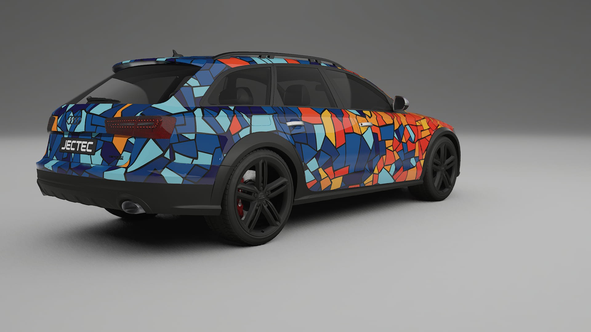 Audi A6 Allroad C7 prefacelift pre-LCI BARCELONA – Ontworpen Wrap PPF Kit van Printbaar Polyurethaanfolie