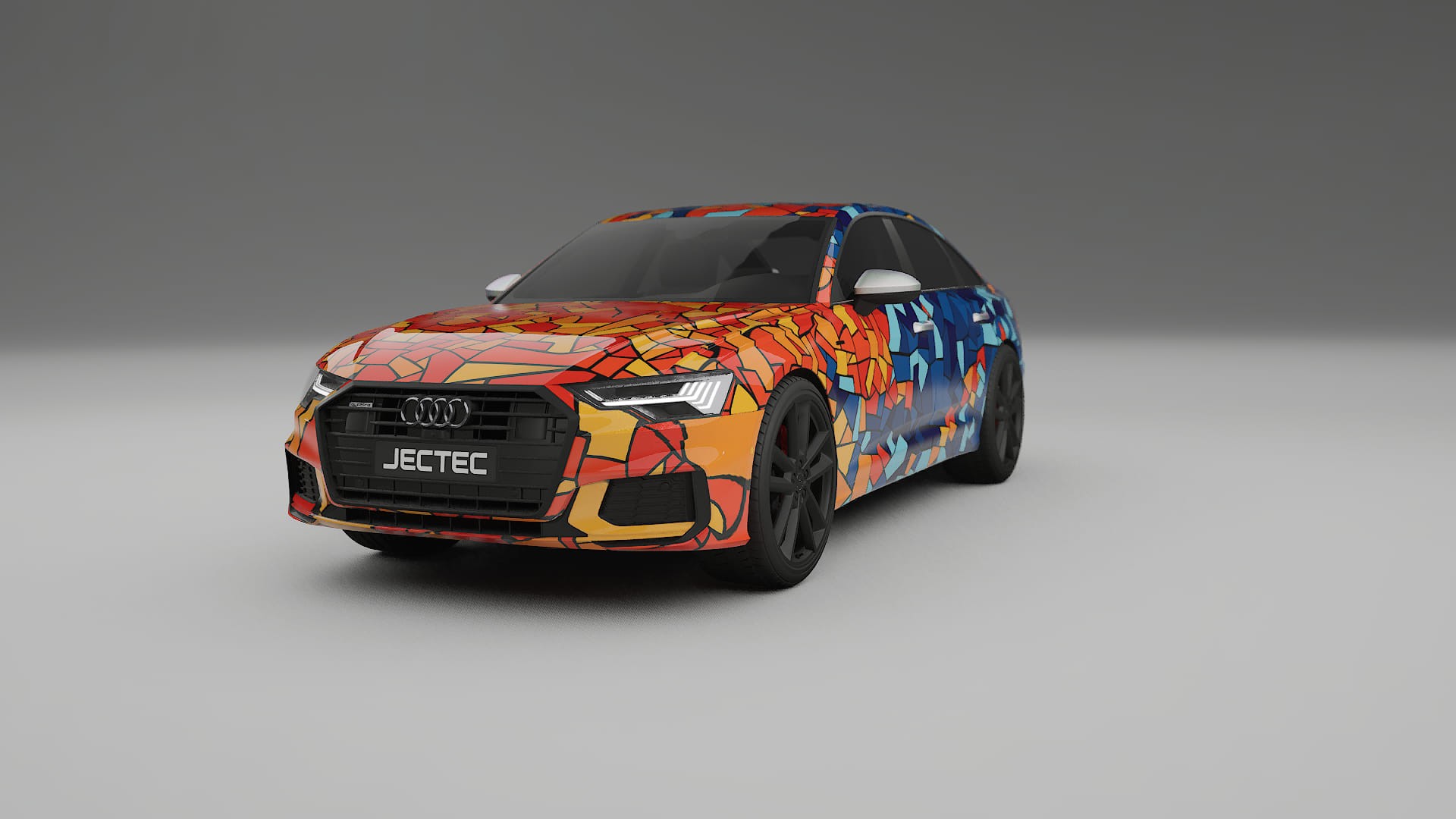 Audi A6 S-Line C8 BARCELONA – Ontworpen Wrap PPF Kit van Printbaar Polyurethaanfolie