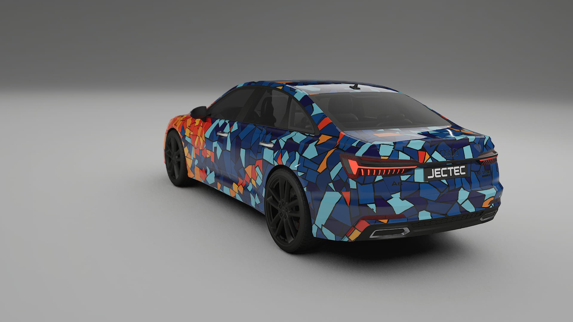 Audi A6 S-Line C8 BARCELONA – Ontworpen Wrap PPF Kit van Printbaar Polyurethaanfolie