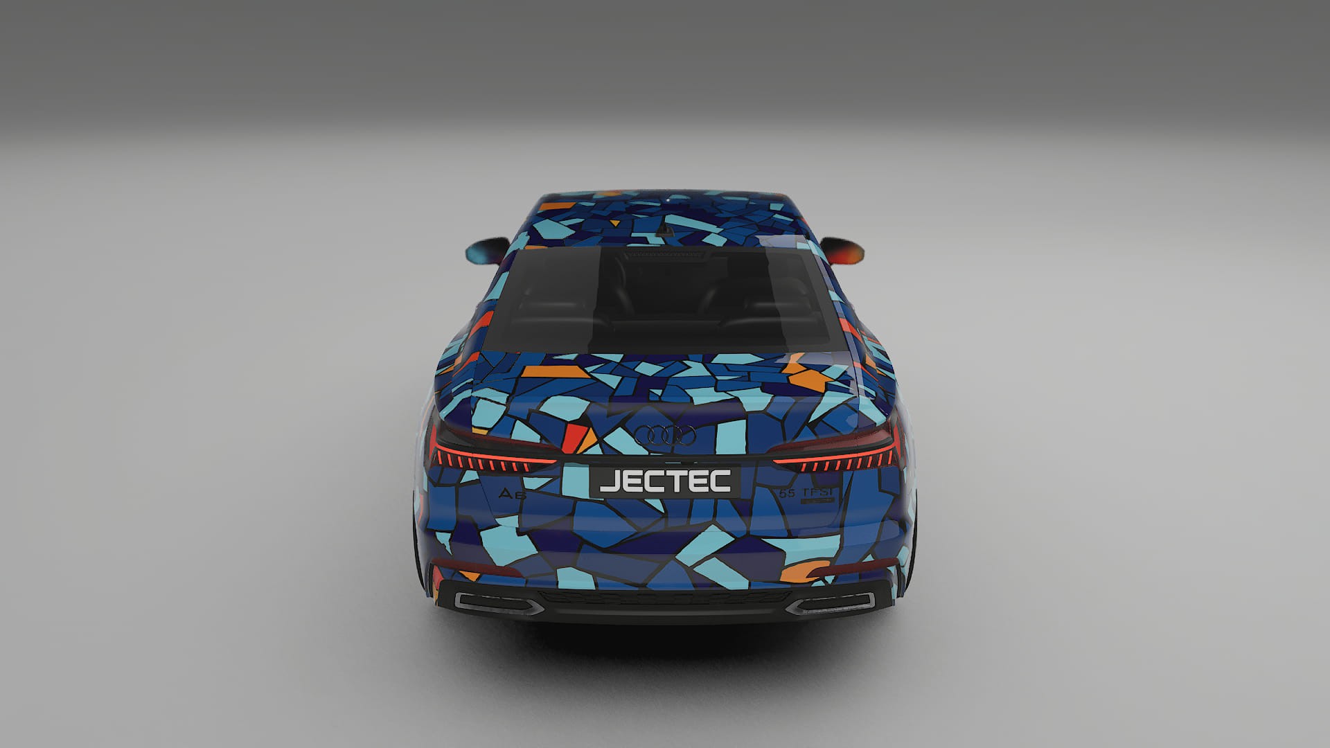 Audi A6 S-Line C8 BARCELONA – Ontworpen Wrap PPF Kit van Printbaar Polyurethaanfolie