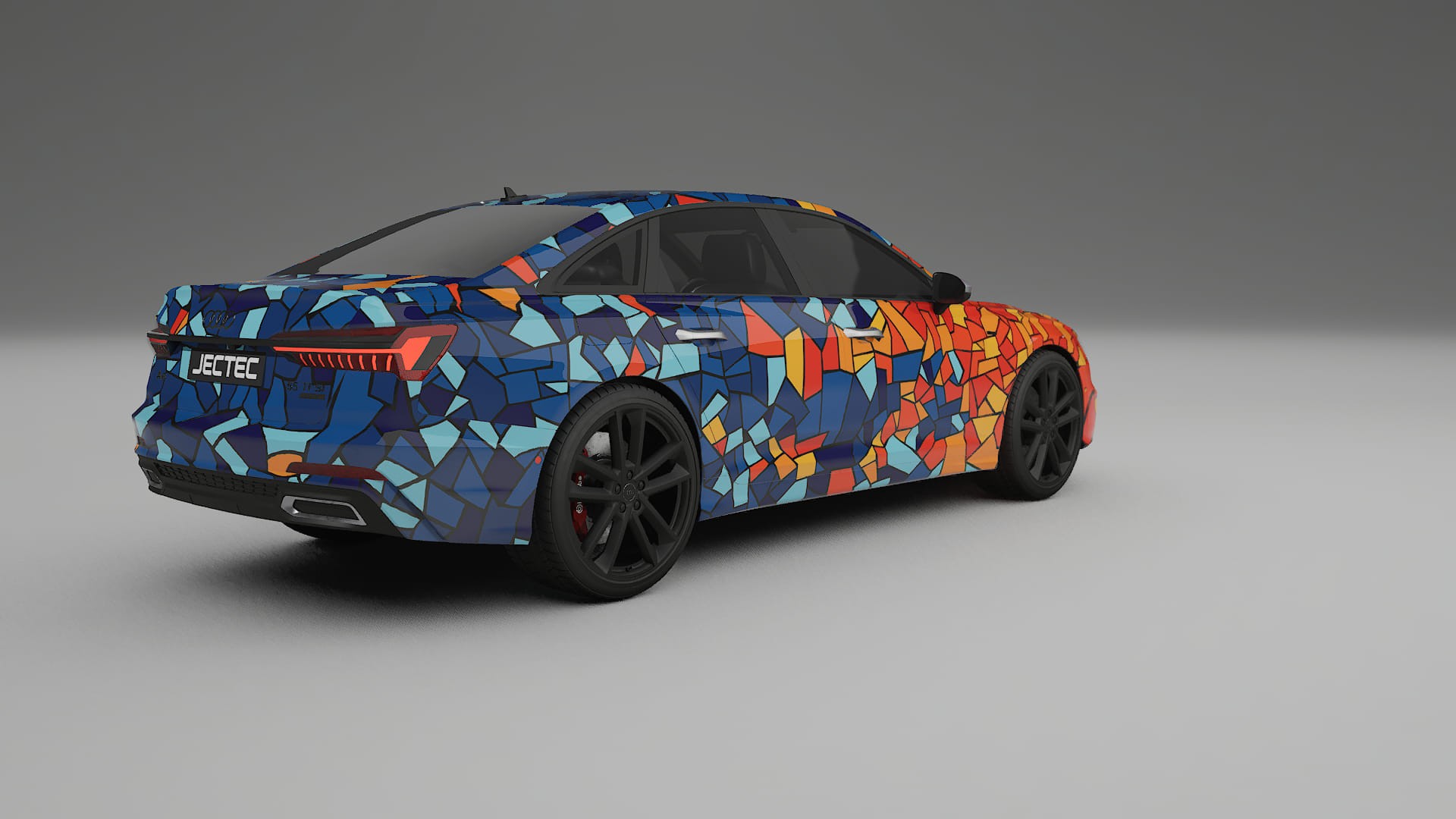 Audi A6 S-Line C8 BARCELONA – Ontworpen Wrap PPF Kit van Printbaar Polyurethaanfolie