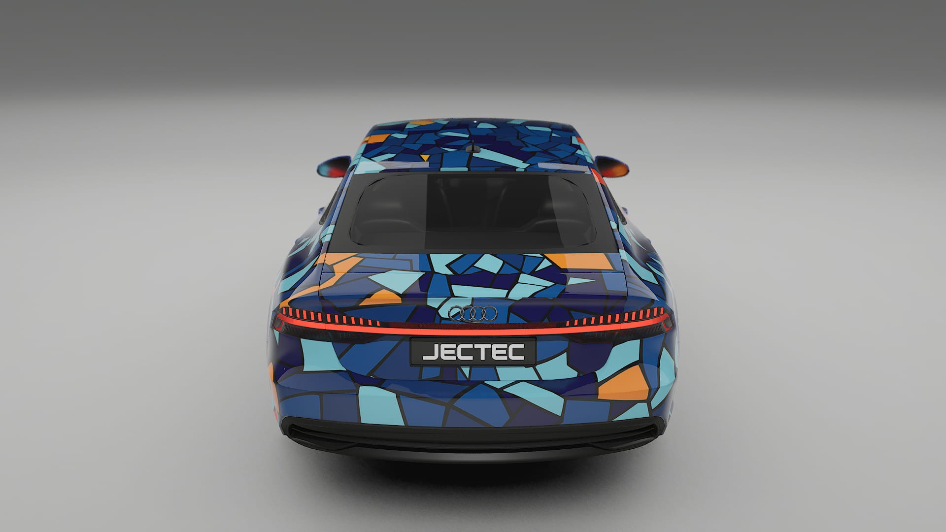 Audi A7 C8 Sportback prefacelift pre-LCI BARCELONA – Ontworpen Wrap PPF Kit van Printbaar Polyurethaanfolie