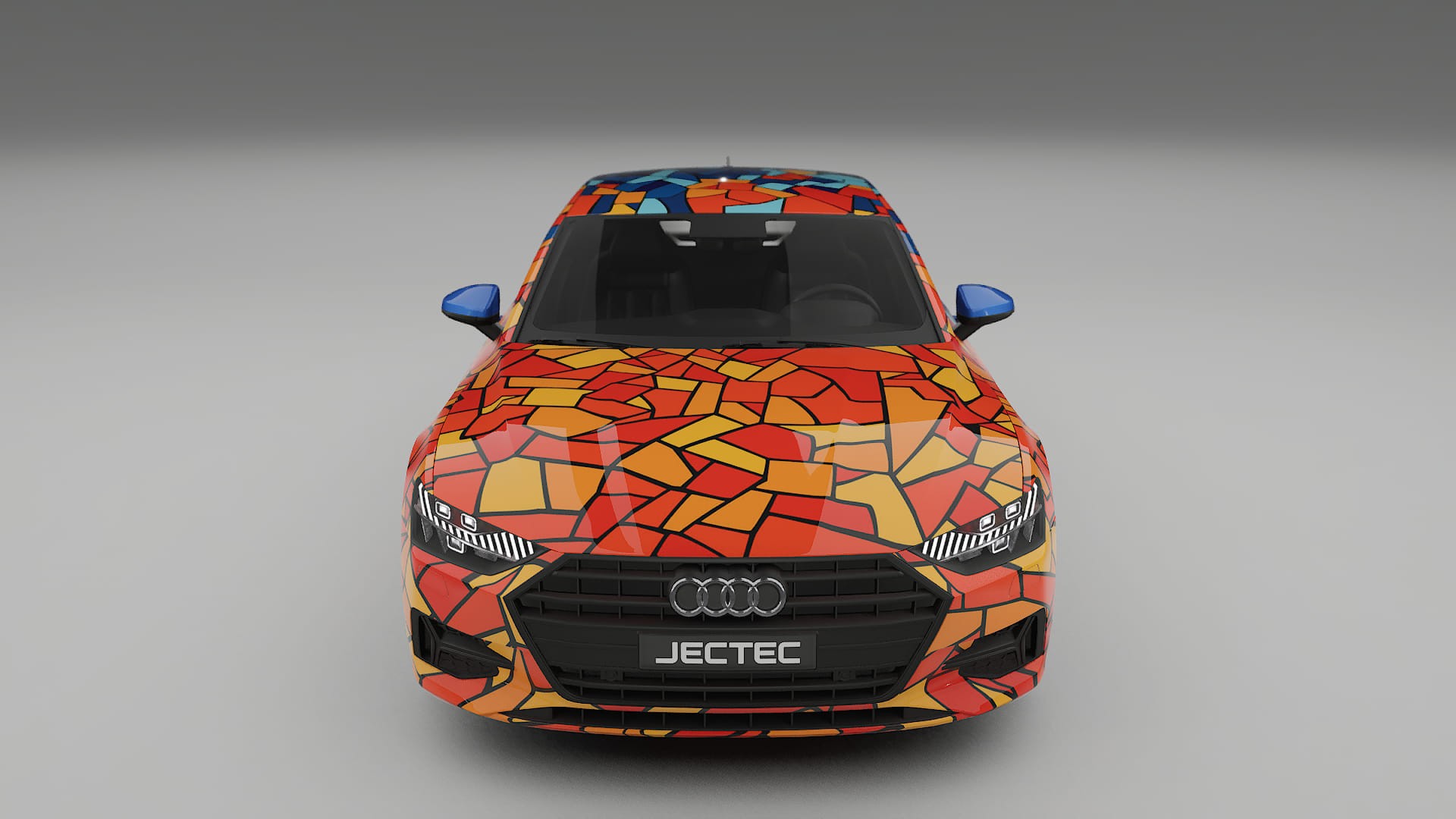 Audi A7 C8 Sportback prefacelift pre-LCI BARCELONA – Ontworpen Wrap PPF Kit van Printbaar Polyurethaanfolie