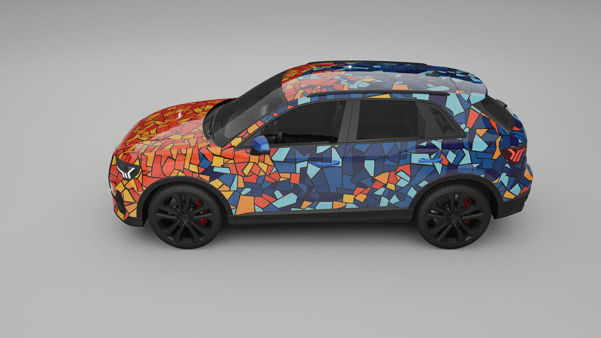 Audi Q3 S-Line F3 BARCELONA – Ontworpen Wrap PPF Kit van Printbaar Polyurethaanfolie