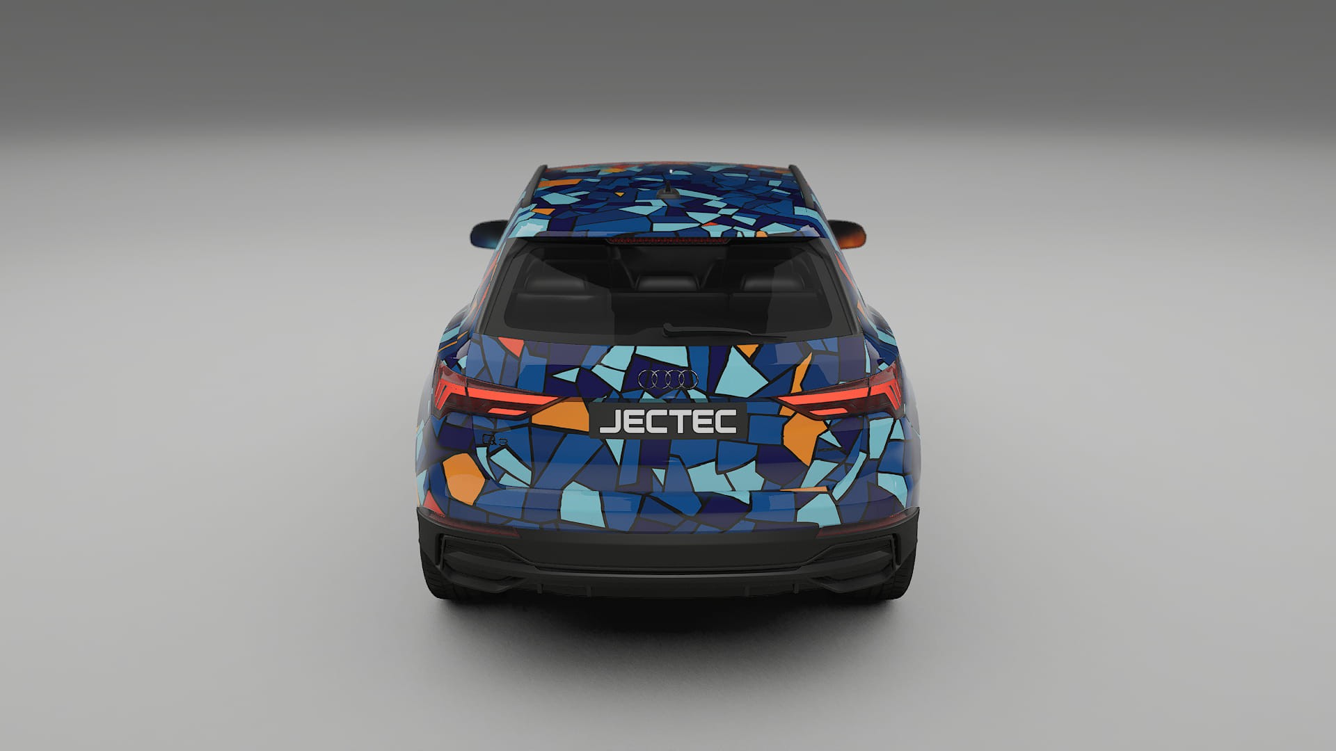 Audi Q3 S-Line F3 BARCELONA – Ontworpen Wrap PPF Kit van Printbaar Polyurethaanfolie