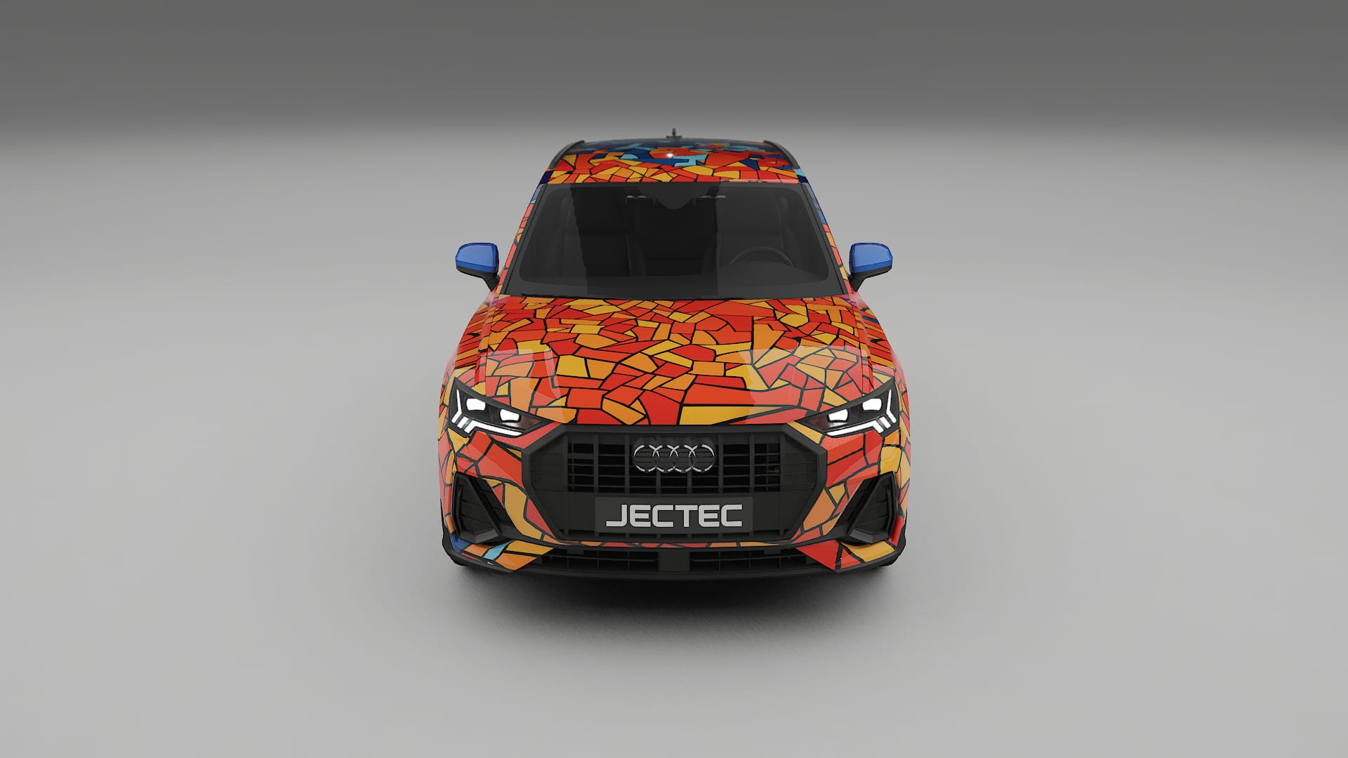 Audi Q3 S-Line F3 BARCELONA – Ontworpen Wrap PPF Kit van Printbaar Polyurethaanfolie