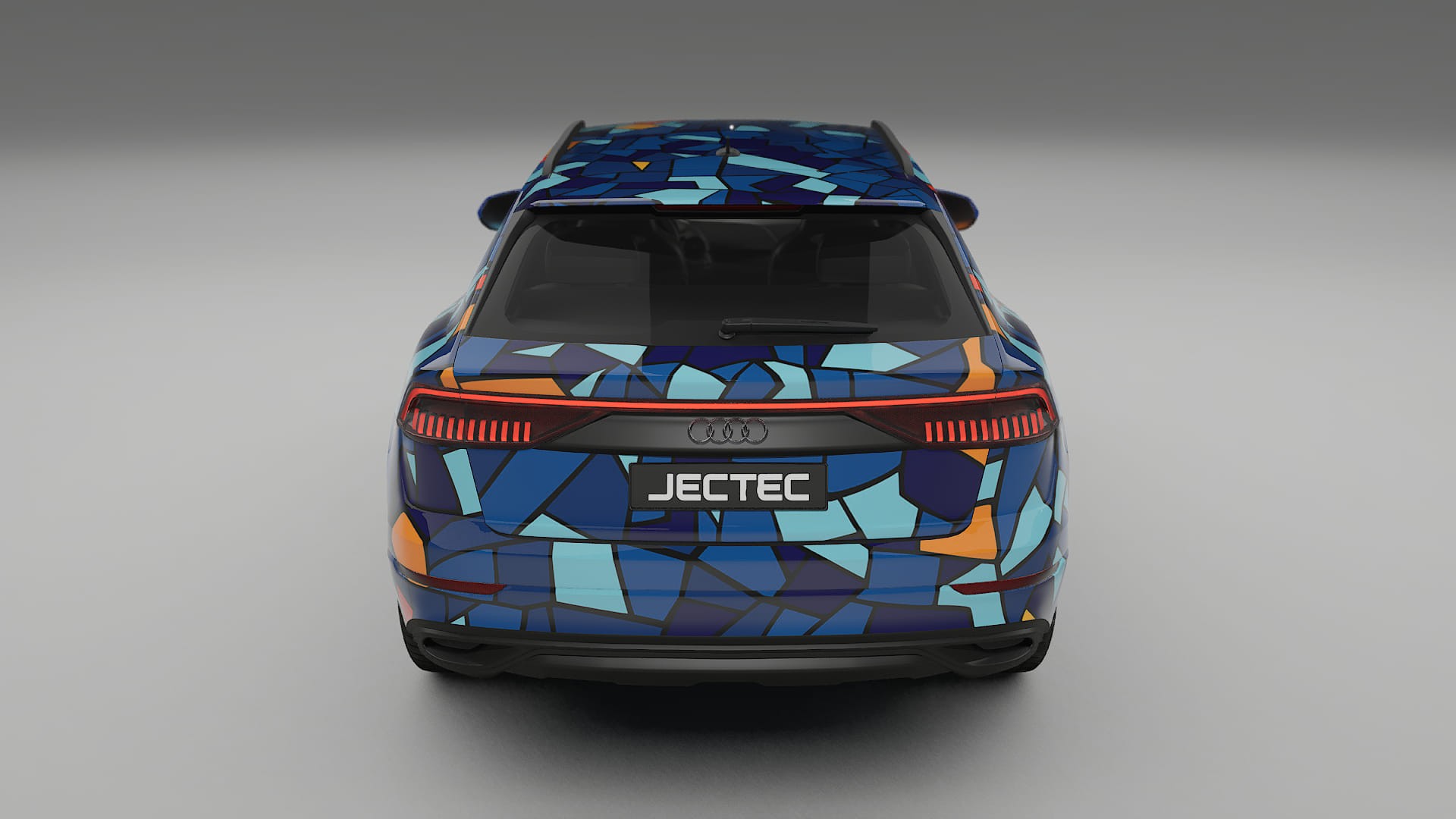 Audi Q8 F1 prefacelift pre-LCI BARCELONA – Ontworpen Wrap PPF Kit van Printbaar Polyurethaanfolie