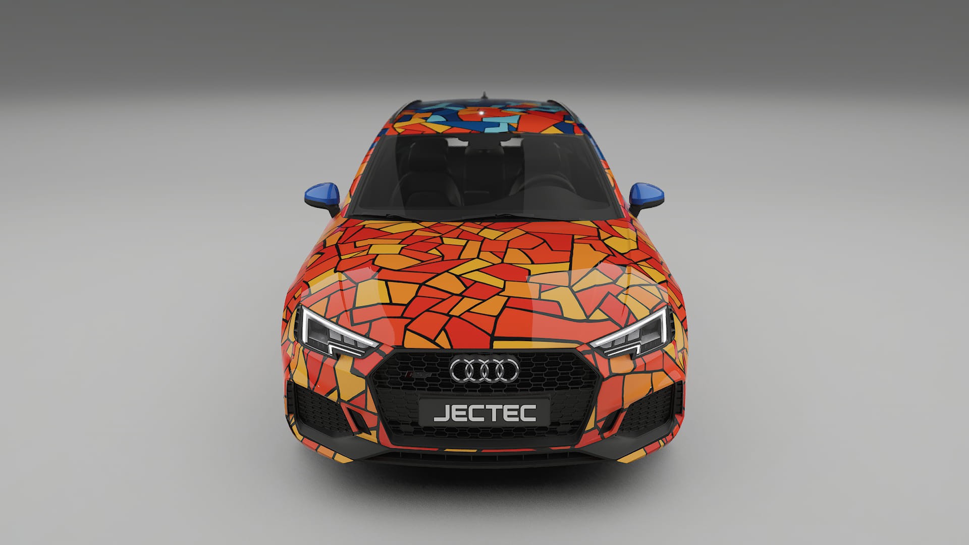 Audi RS4 Avant B9 prefacelift pre-LCI BARCELONA – Ontworpen Wrap PPF Kit van Printbaar Polyurethaanfolie