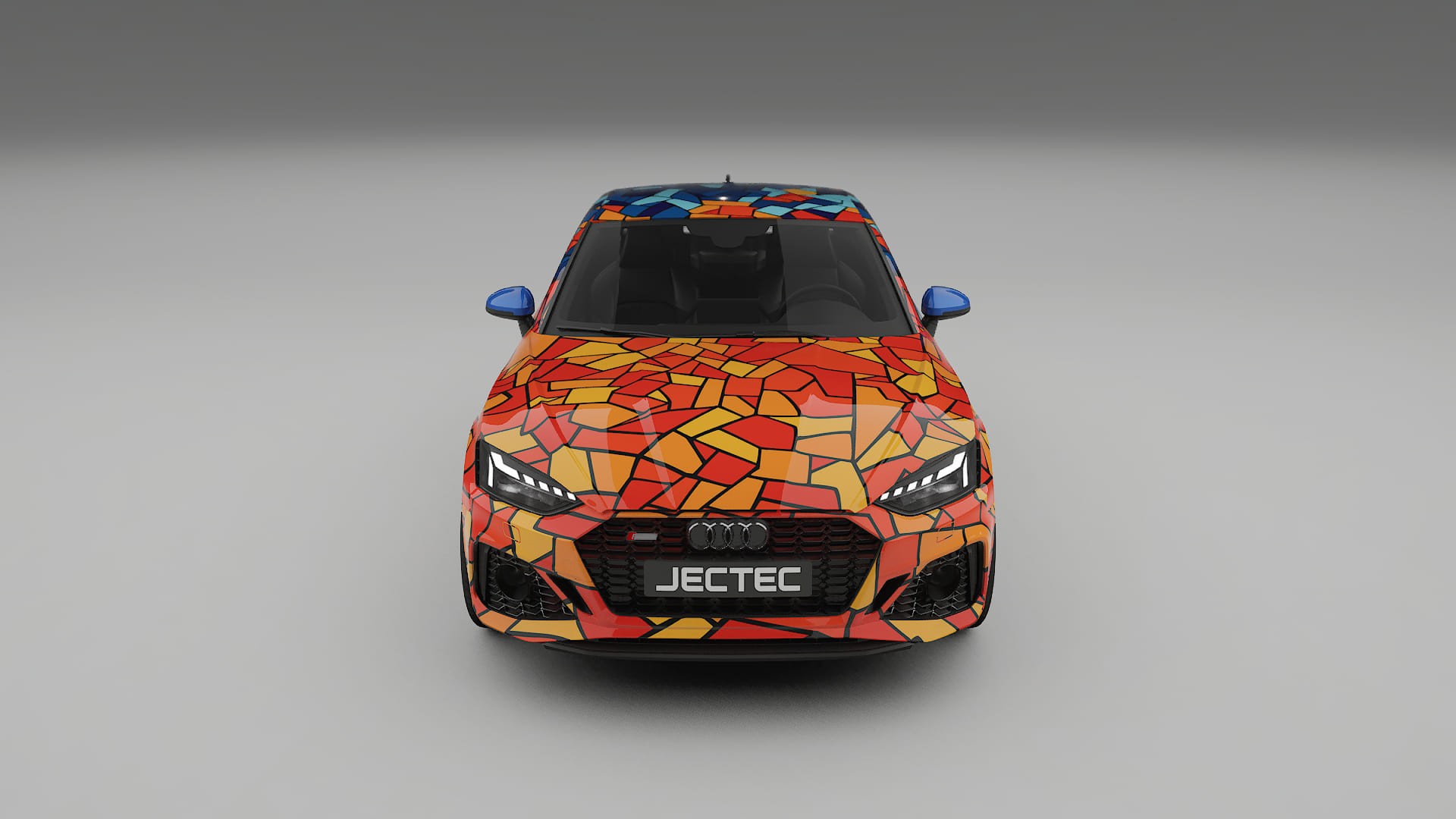 Audi RS5 Coupe B9 facelift pre-LCI BARCELONA – Ontworpen Wrap PPF Kit van Printbaar Polyurethaanfolie