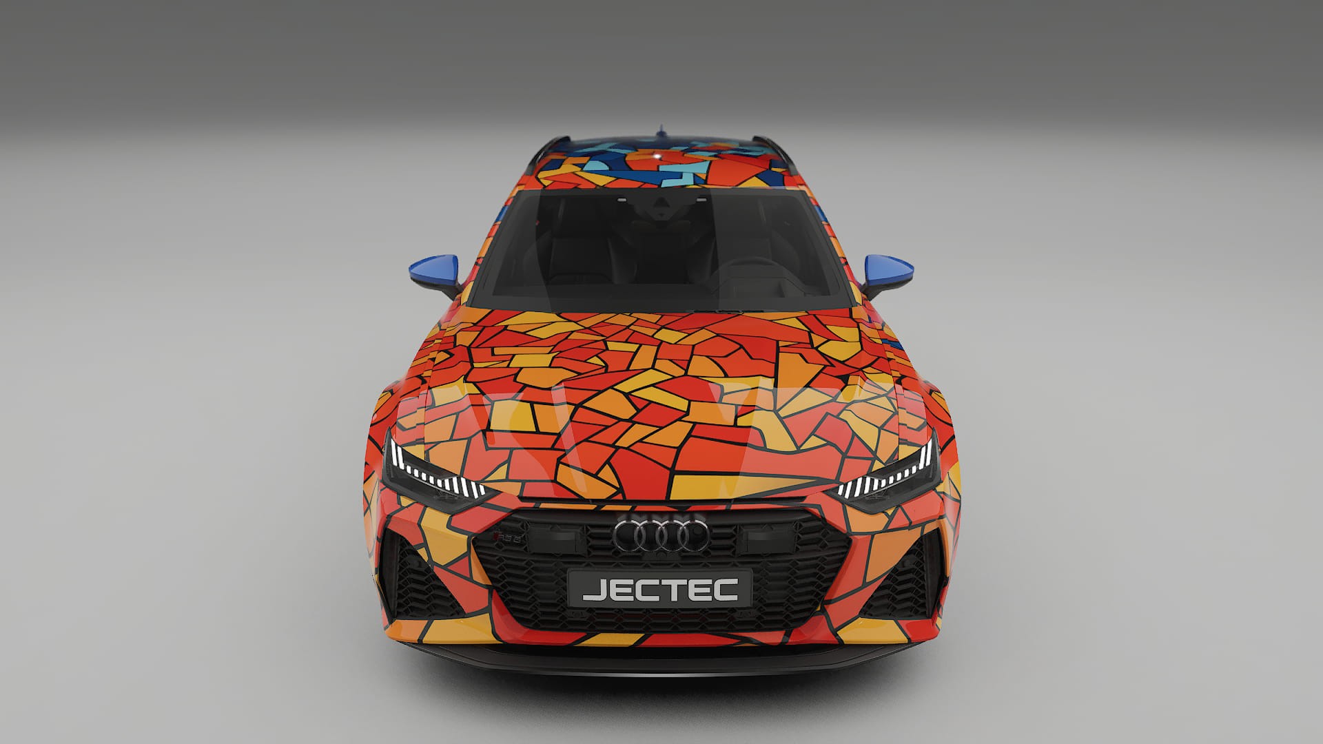 Audi RS6 Avant C8 facelift LCI BARCELONA – Ontworpen Wrap PPF Kit van Printbaar Polyurethaanfolie