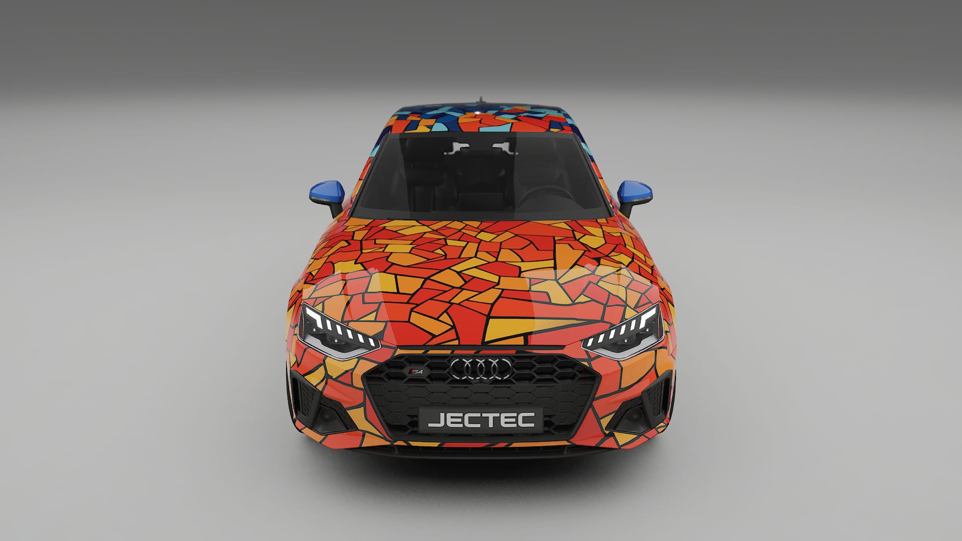 Audi S4 Sedan B9 facelift LCI BARCELONA – Ontworpen Wrap PPF Kit van Printbaar Polyurethaanfolie
