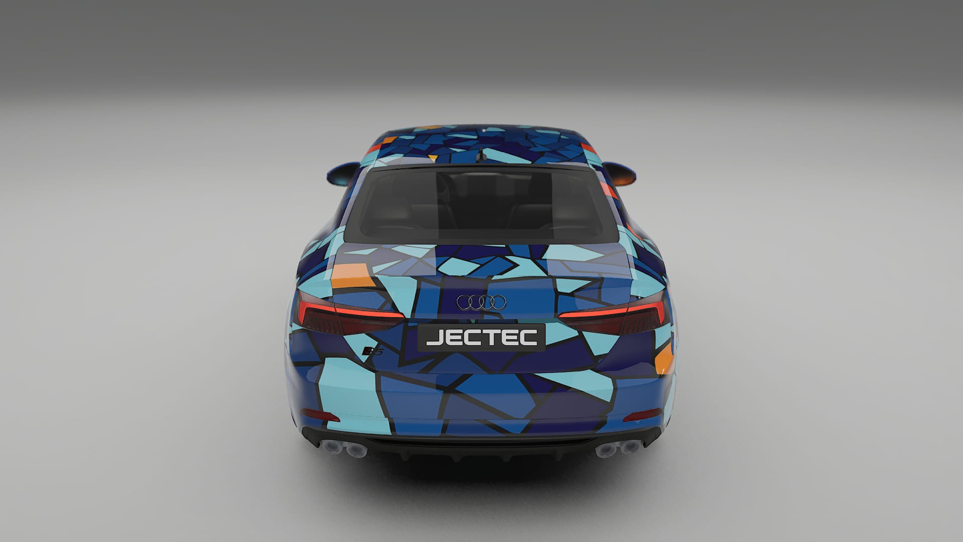 Audi S5 B9 prefacelift pre-LCI BARCELONA – Ontworpen Wrap PPF Kit van Printbaar Polyurethaanfolie