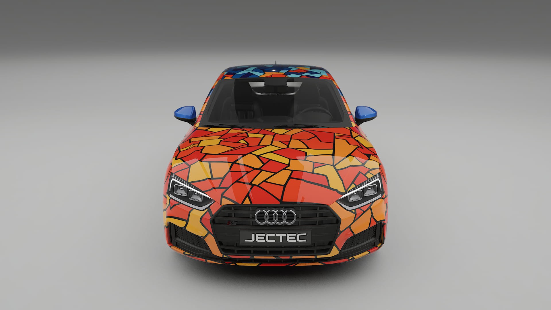Audi S5 B9 prefacelift pre-LCI BARCELONA – Ontworpen Wrap PPF Kit van Printbaar Polyurethaanfolie