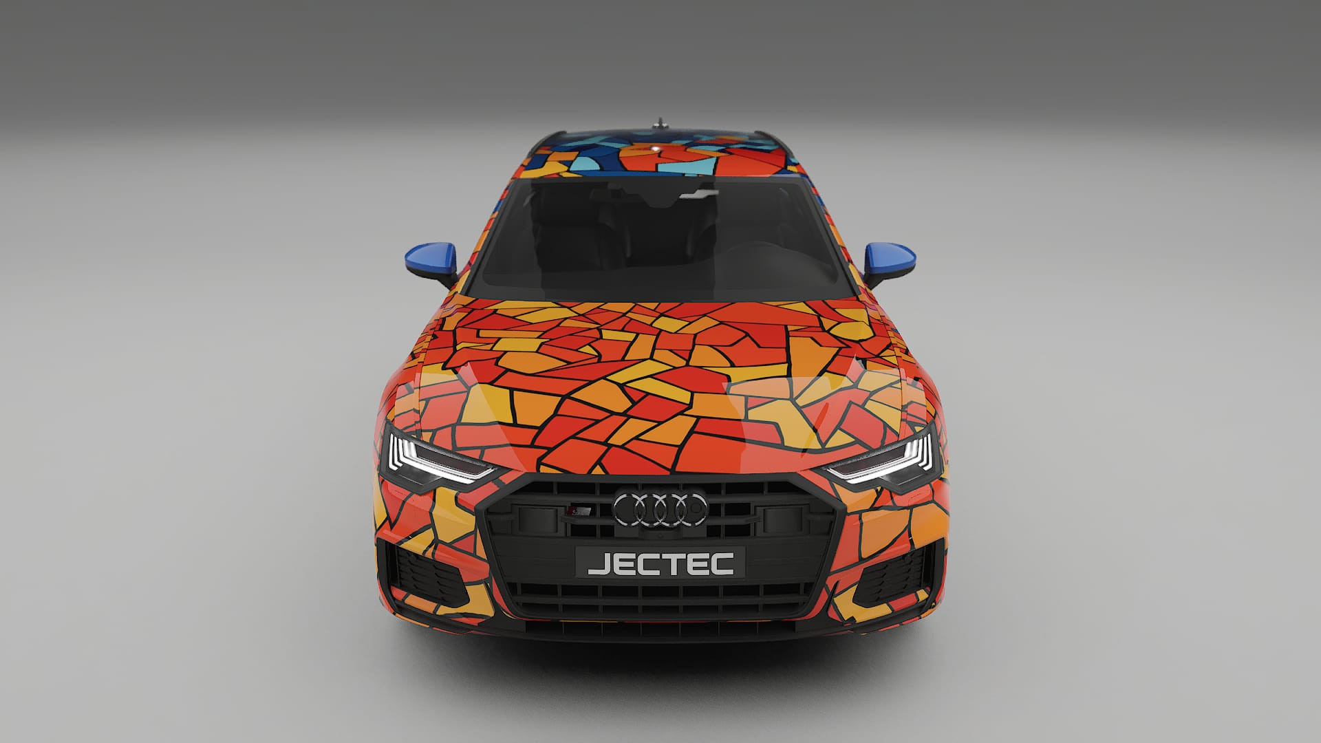 Audi S6 Avant prefacelift pre-LCI C8 BARCELONA – Ontworpen Wrap PPF Kit van Printbaar Polyurethaanfolie