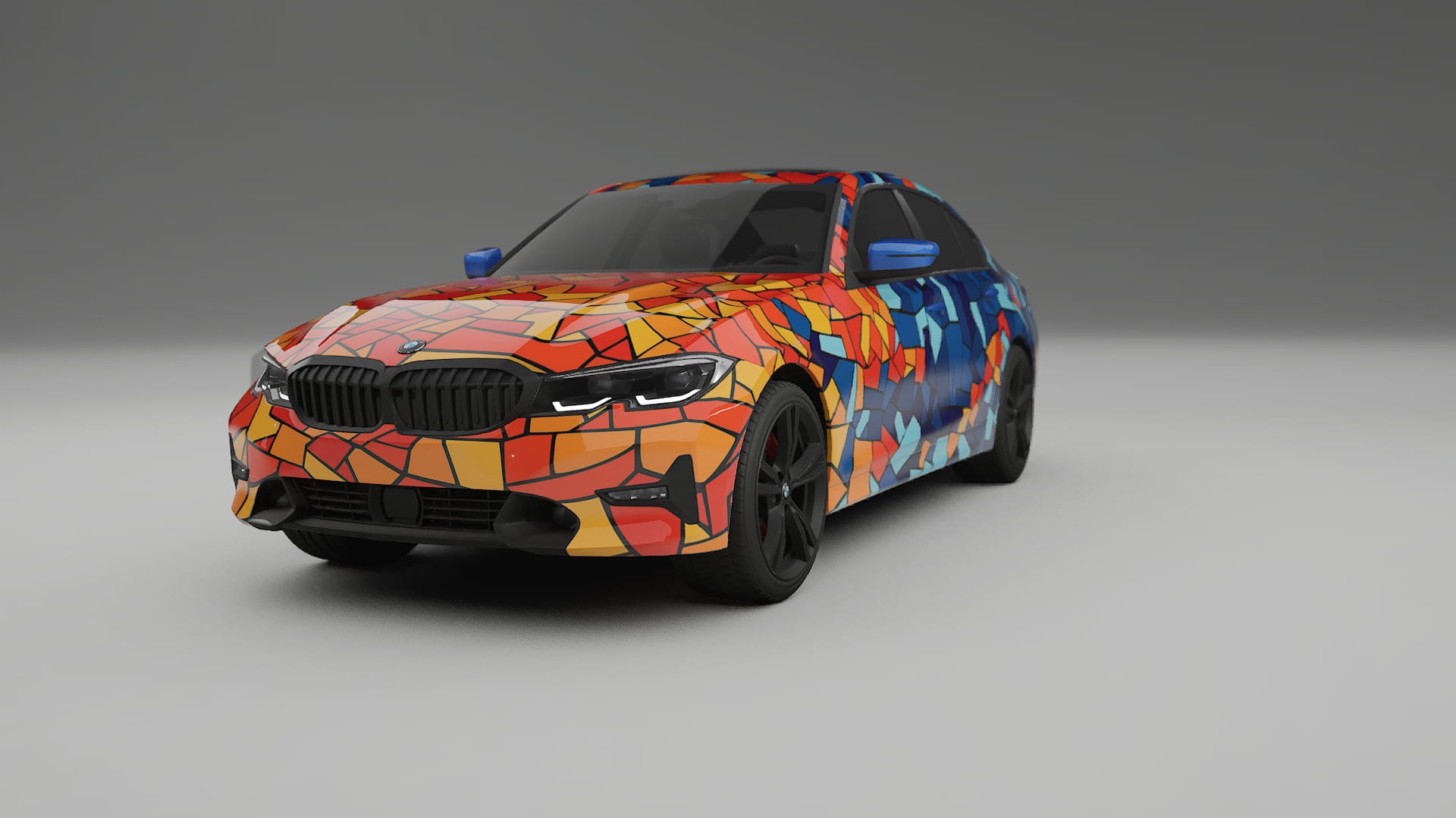 BMW 3 G20 prefacelift pre-LCI BARCELONA – Ontworpen Wrap PPF Kit van Printbaar Polyurethaanfolie