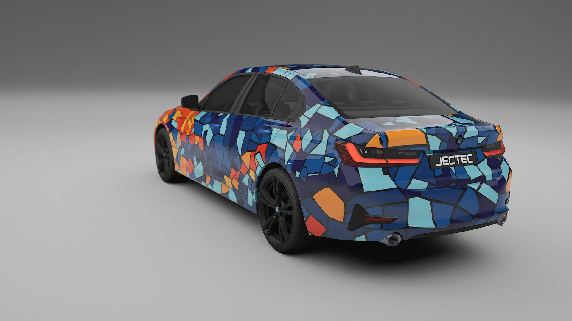 BMW 3 G20 prefacelift pre-LCI BARCELONA – Ontworpen Wrap PPF Kit van Printbaar Polyurethaanfolie