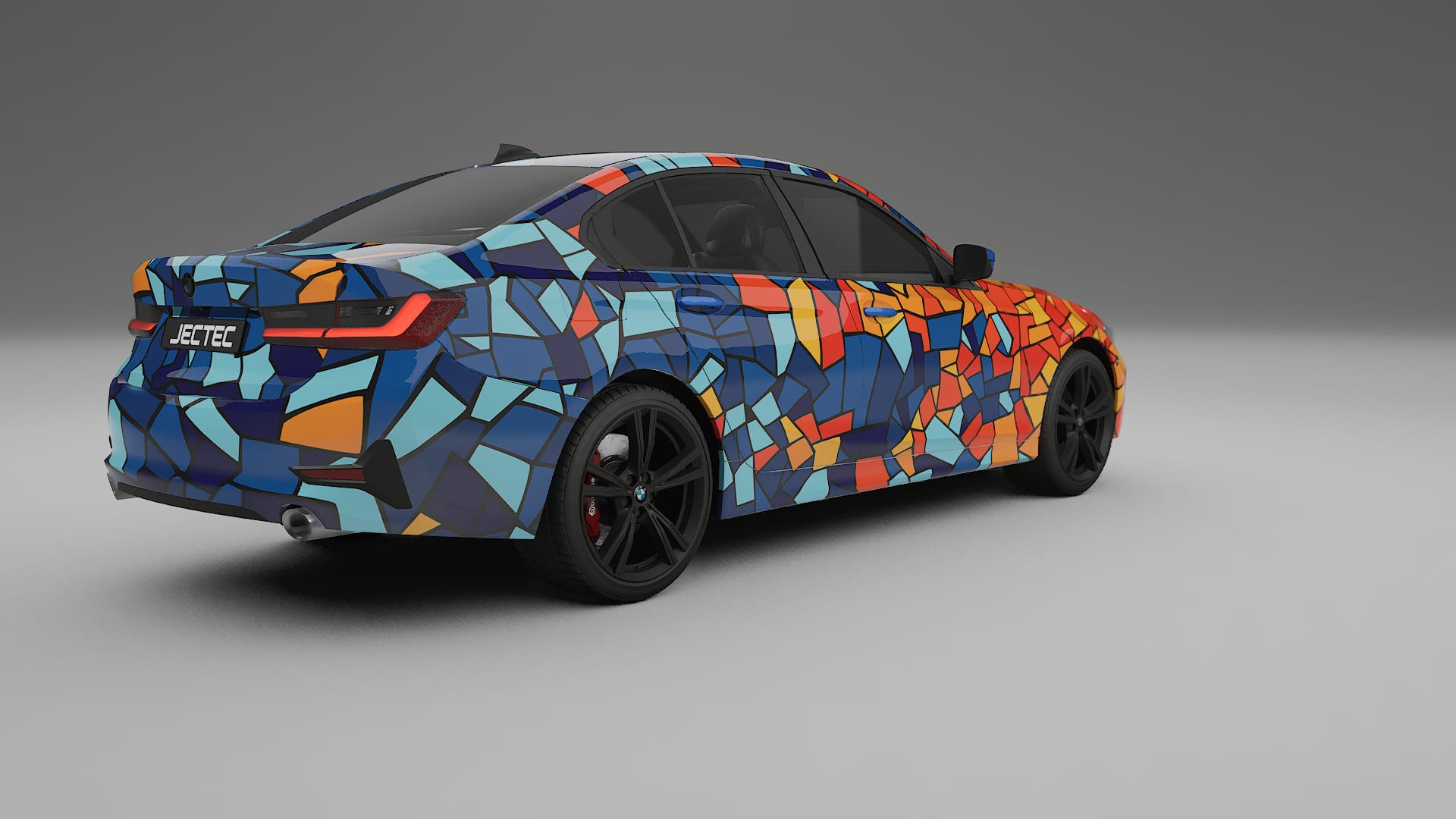 BMW 3 G20 prefacelift pre-LCI BARCELONA – Ontworpen Wrap PPF Kit van Printbaar Polyurethaanfolie