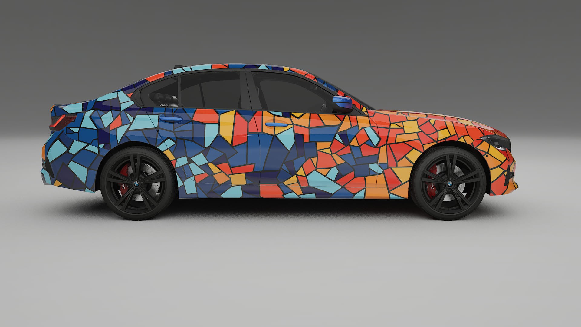 BMW 3 G20 prefacelift pre-LCI BARCELONA – Ontworpen Wrap PPF Kit van Printbaar Polyurethaanfolie