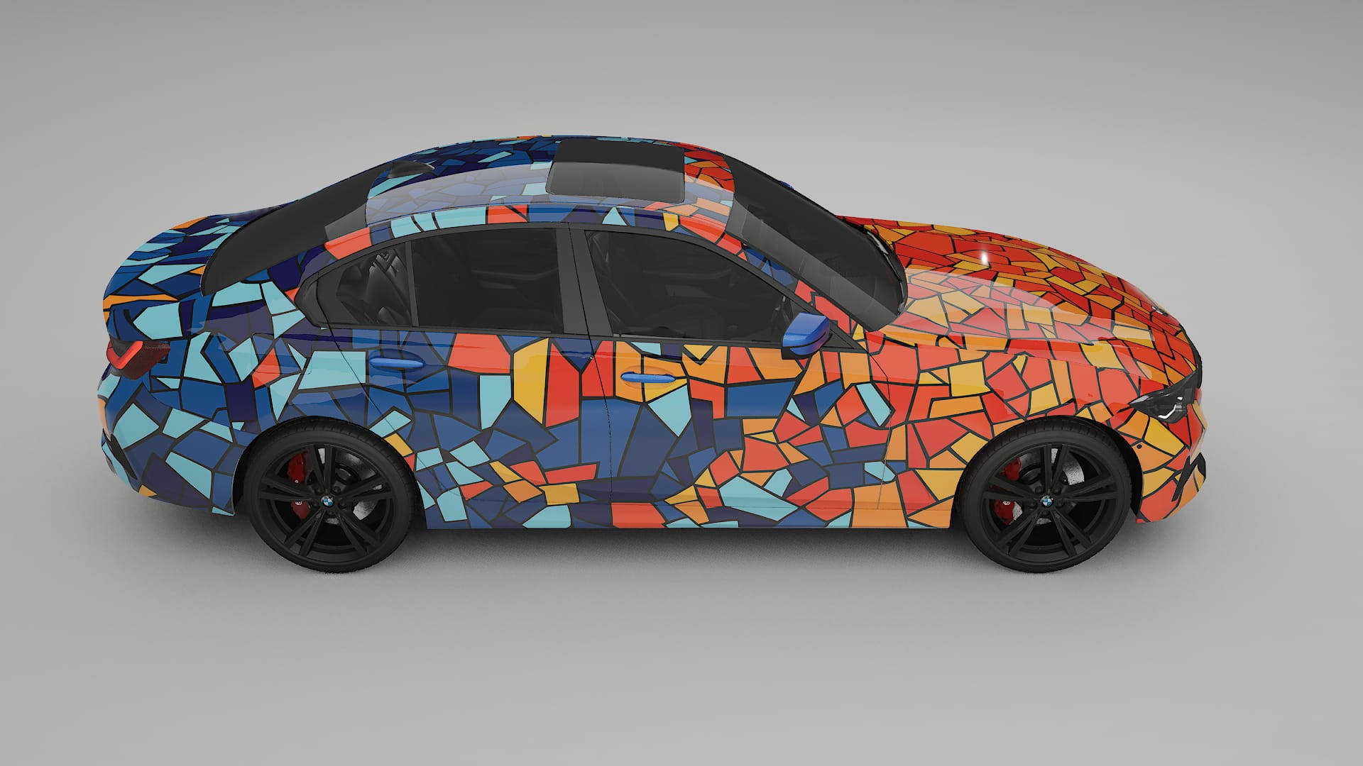 BMW 3 G20 prefacelift pre-LCI BARCELONA – Ontworpen Wrap PPF Kit van Printbaar Polyurethaanfolie