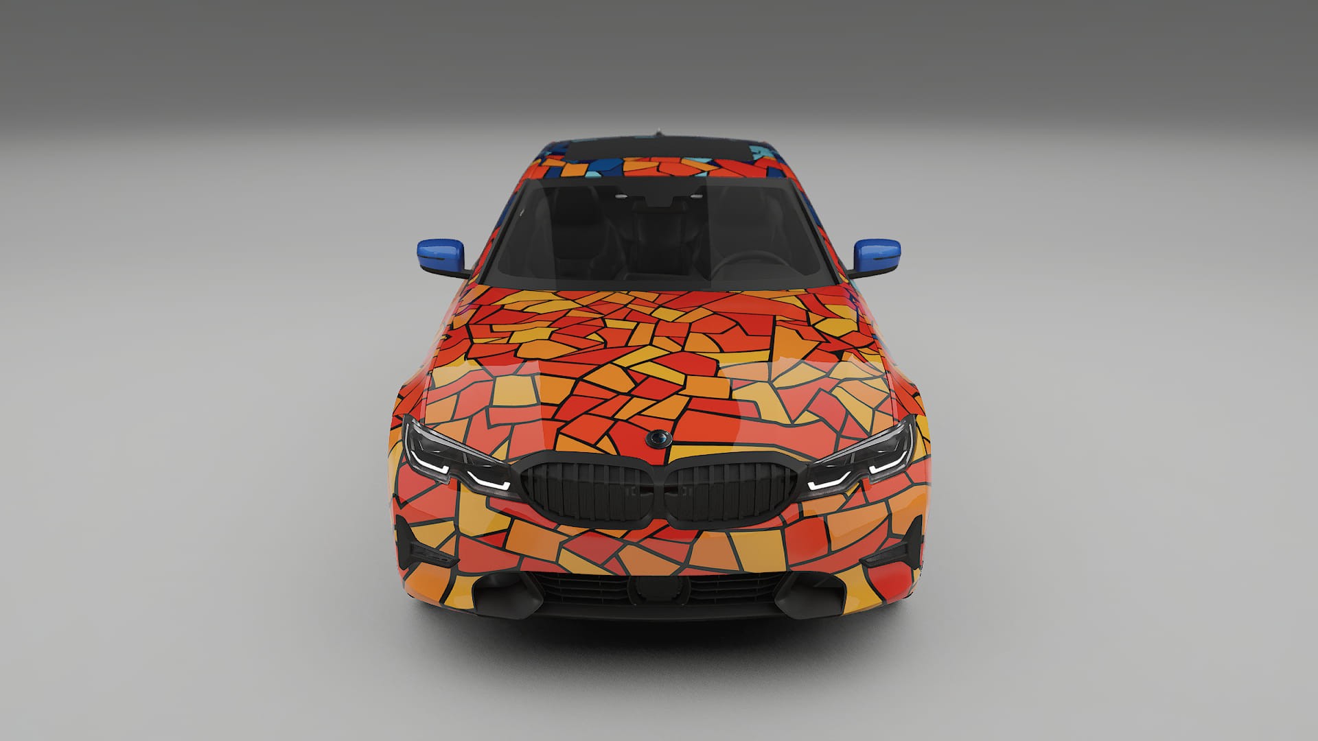 BMW 3 G20 prefacelift pre-LCI BARCELONA – Ontworpen Wrap PPF Kit van Printbaar Polyurethaanfolie