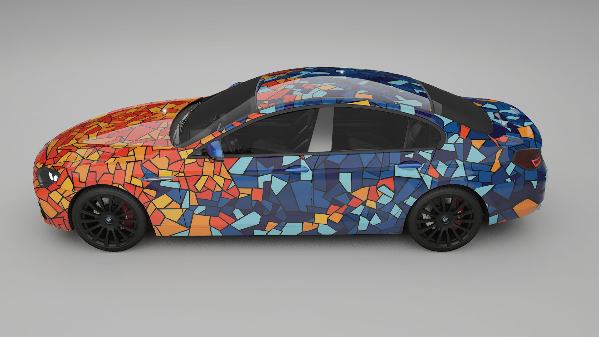 BMW 6 F06 BARCELONA – Ontworpen Wrap PPF Kit van Printbaar Polyurethaanfolie
